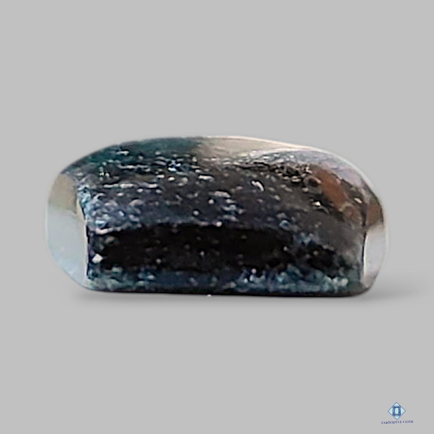 Natural Black Mica Gemstone Fancy Cabochons 18*11*4mm from Russia available for sale