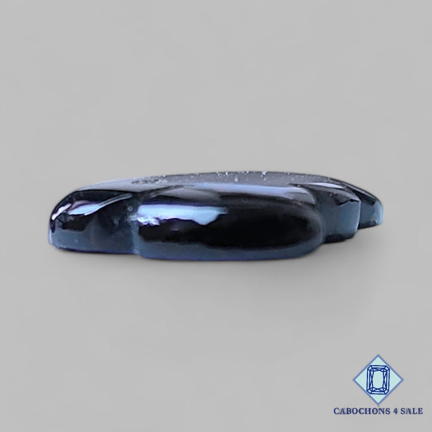 Natural Black Onyx Gemstone Halloween Carvings 17*17*3mm from Brazil available for sale