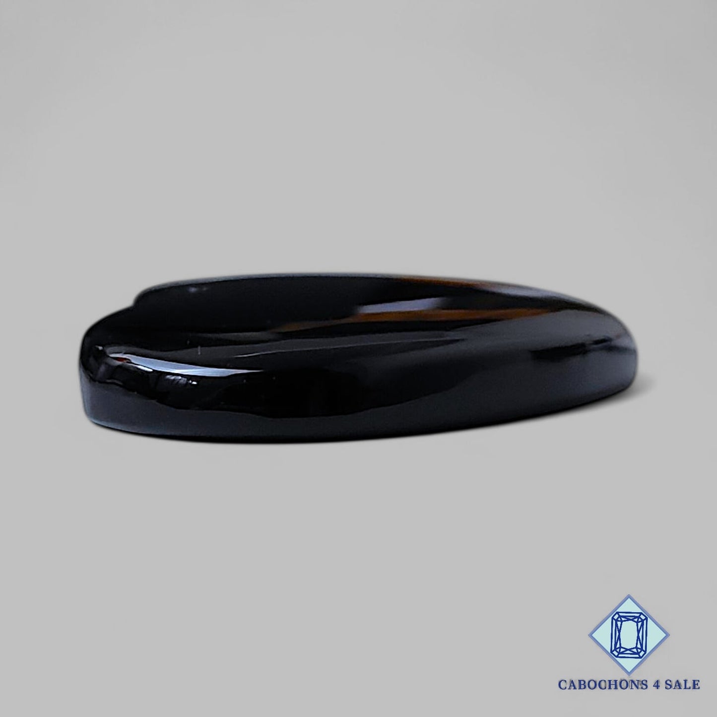 Natural Black Onyx Gemstone Heart Carvings 31*33*6mm from Brazil available for sale