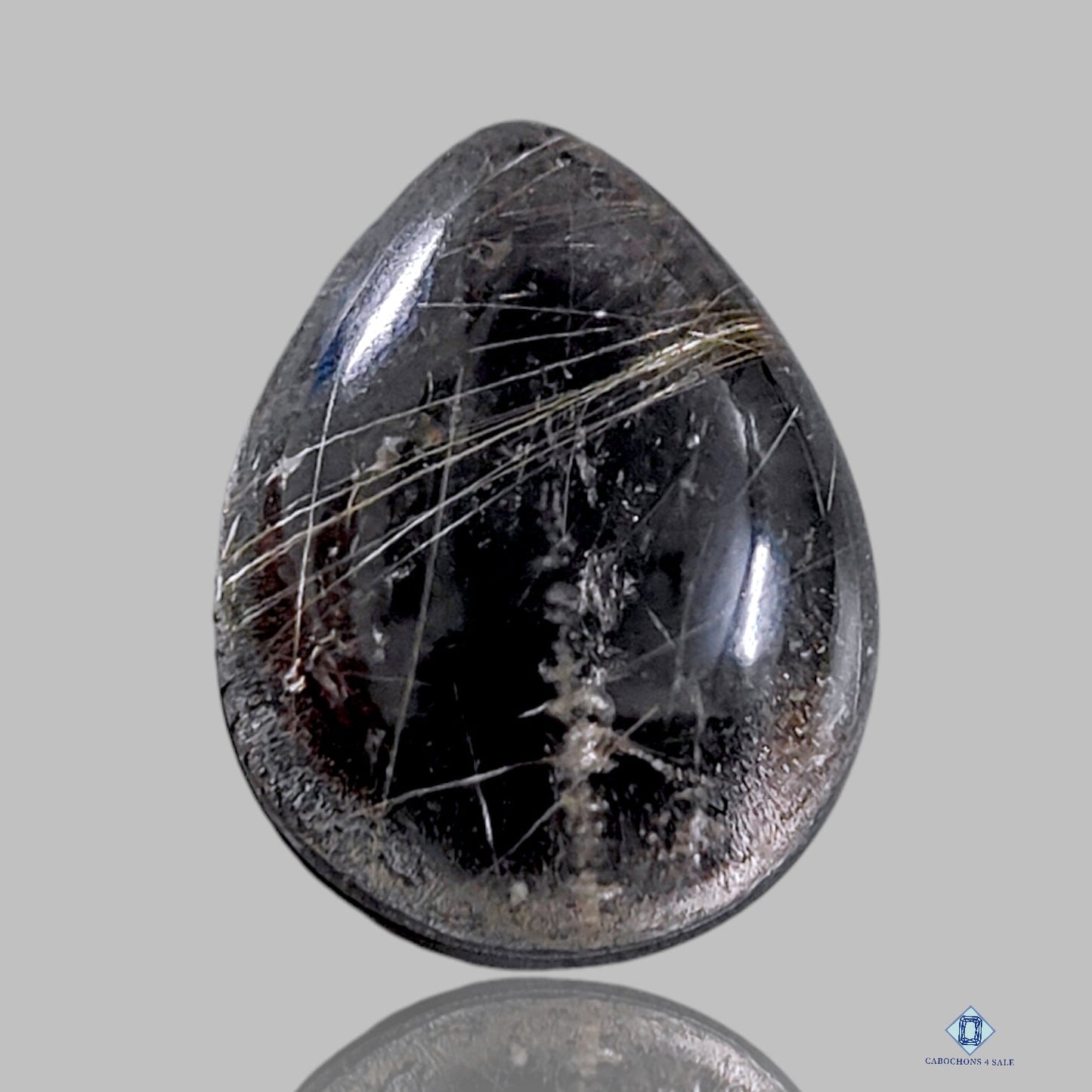 Dobletes de ónix negro + cuarzo Dobletes de pera