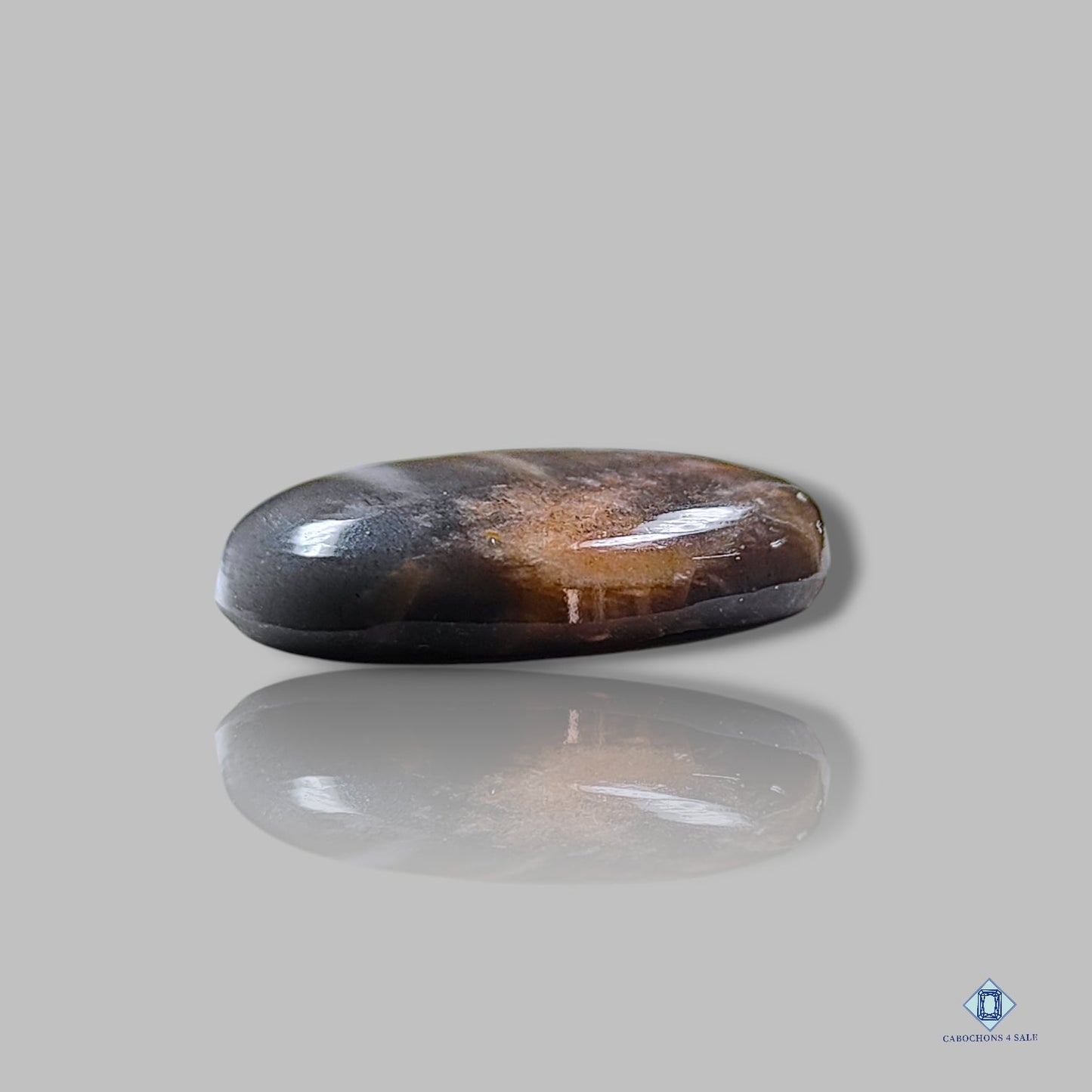 Black Rainbow lattice Sunstone Oval Cabochons