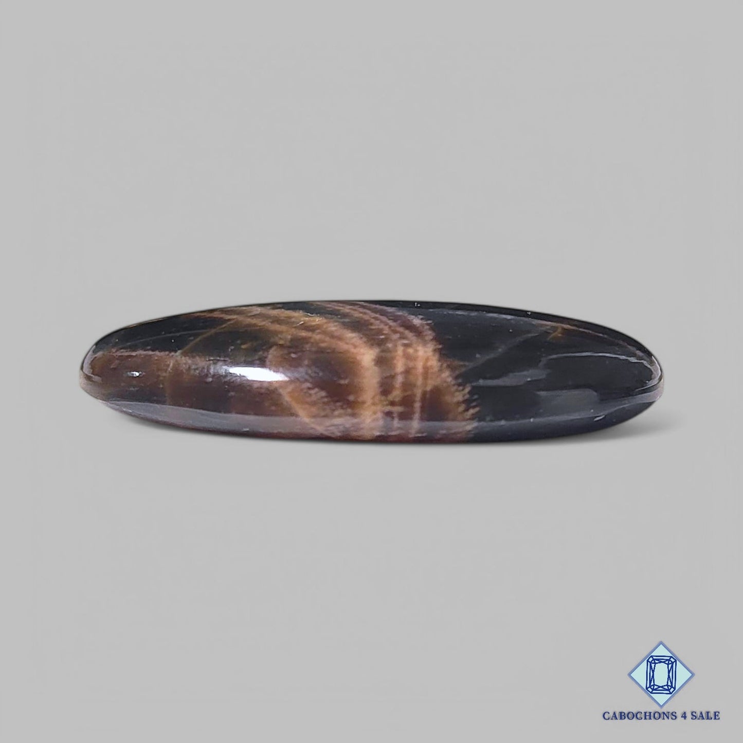 Natural Black Tanzanian Sunstone Gemstone Oval Cabochons 38*30*7mm from Tanzania available for sale