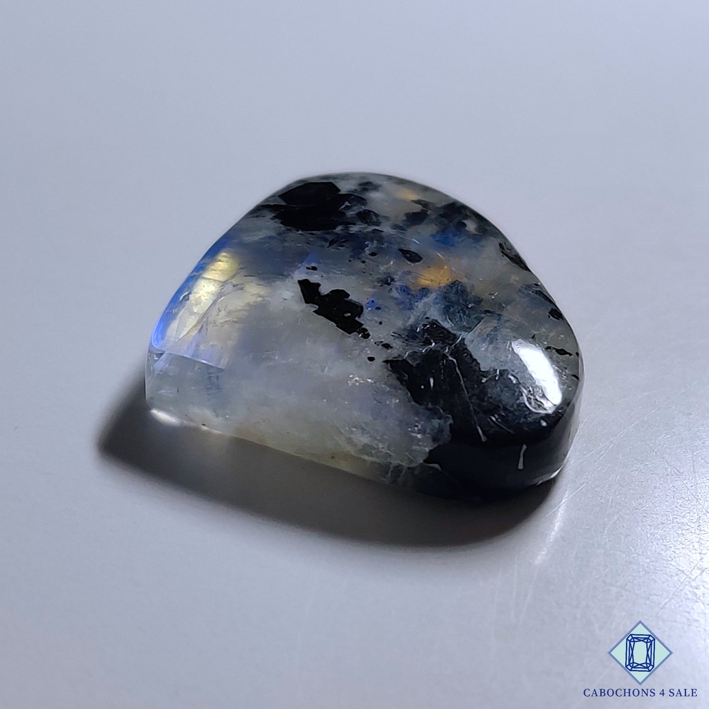 Black Tourmalated Moonstone