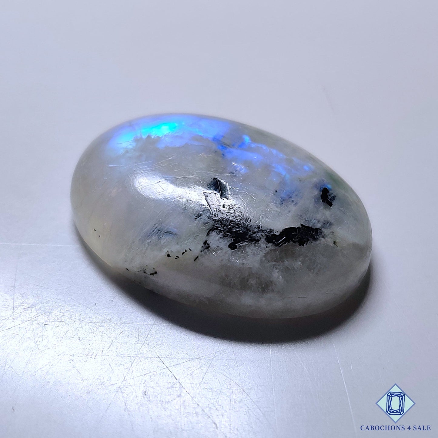 Black Tourmalated Moonstone