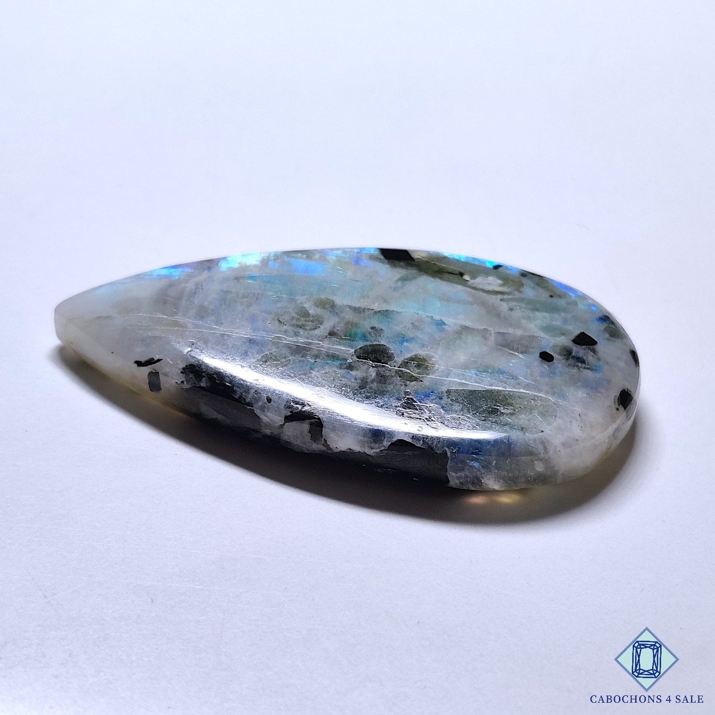 Black Tourmalated Moonstone