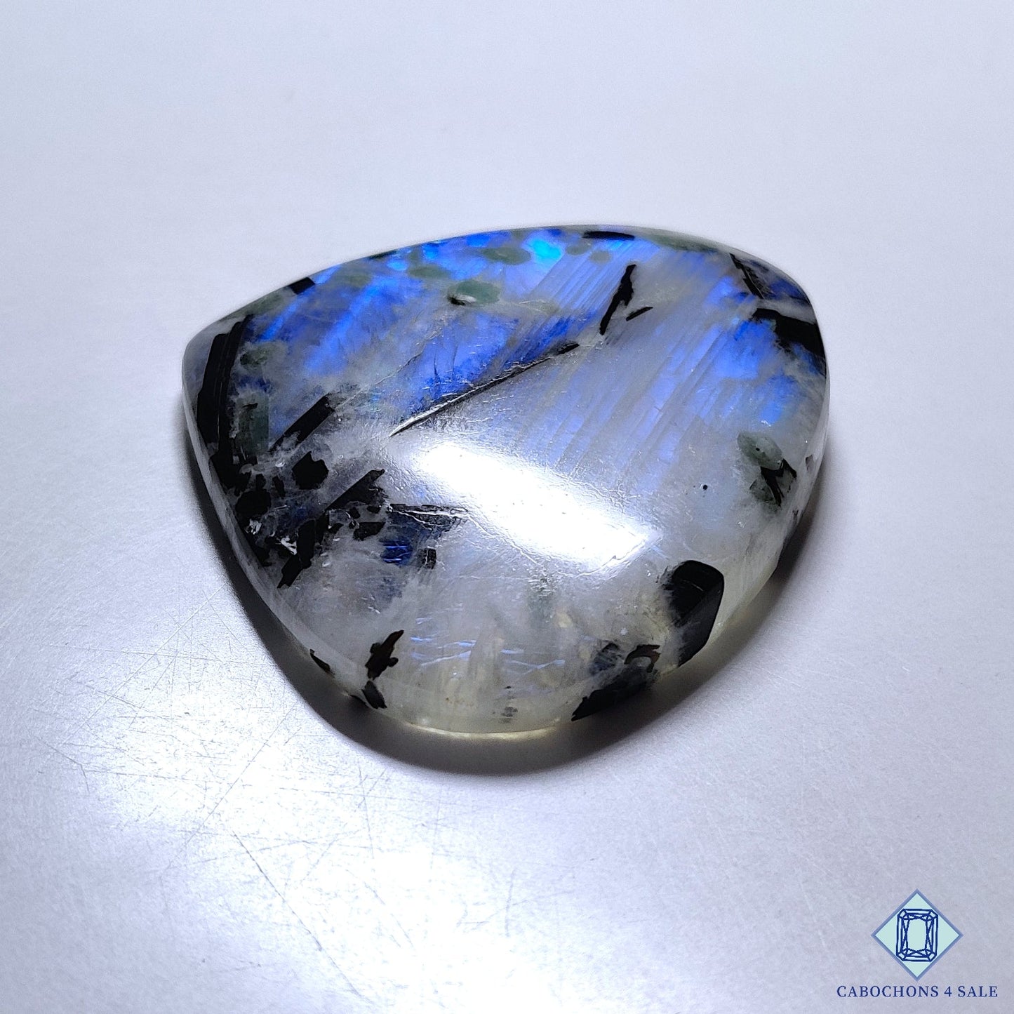 Black Tourmalated Moonstone