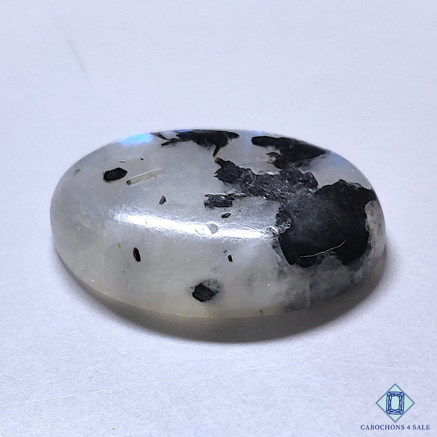Black Tourmalated Moonstone