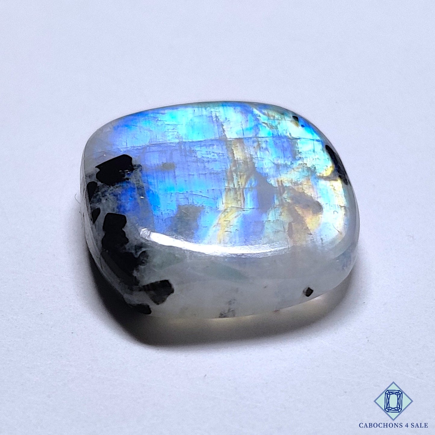 Black Tourmalated Moonstone
