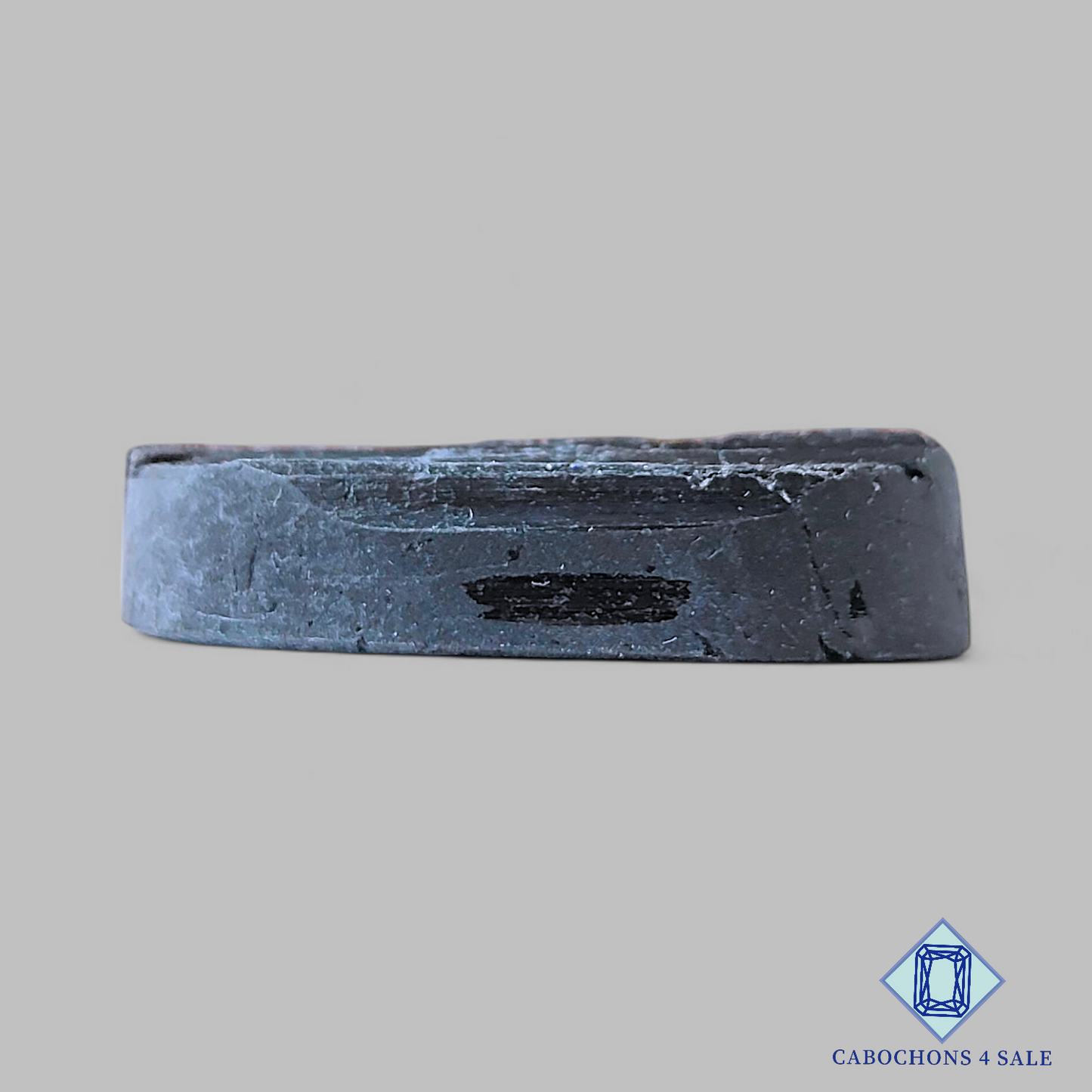 Black Tourmaline Oval Druzy