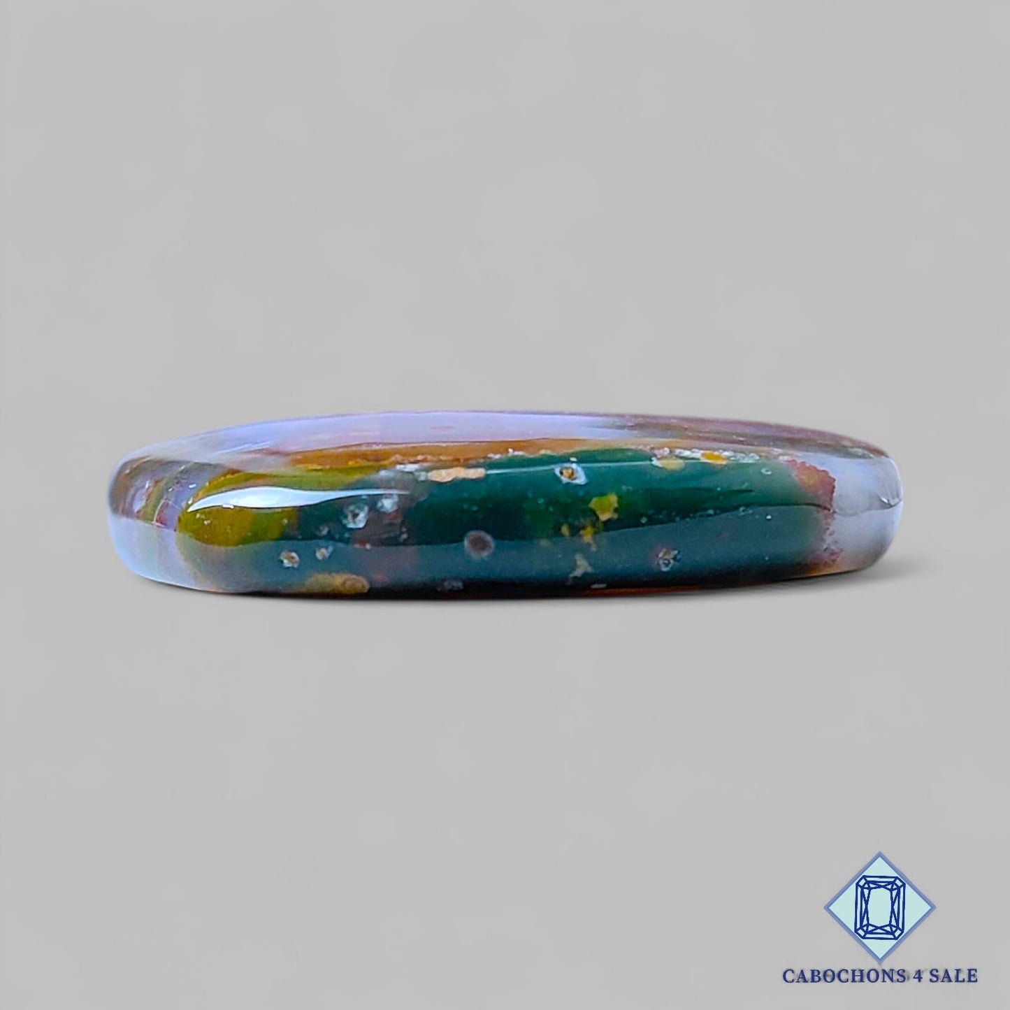 Natural Blood Stone Gemstone Rectangle Cabochons 30*26*5mm from Brazil available for sale