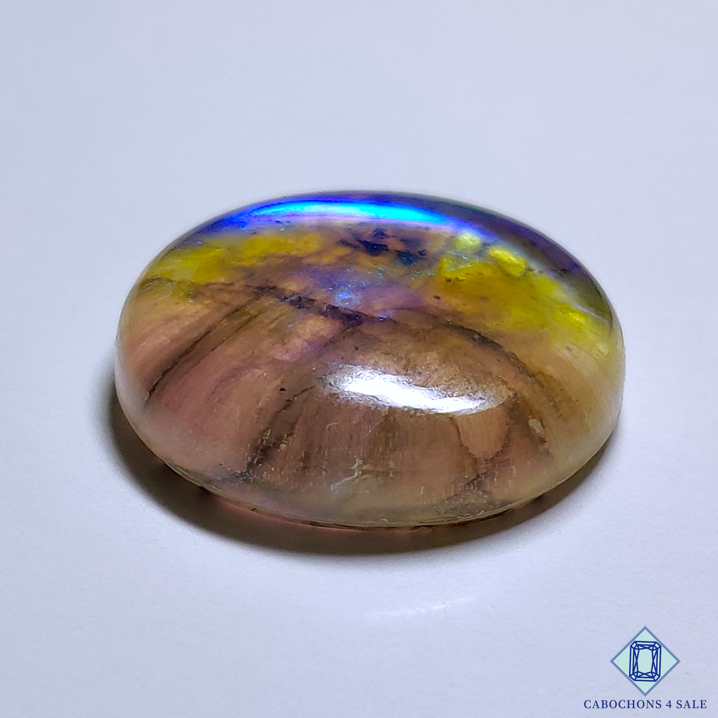 Blue Coated Labradorite Doublets