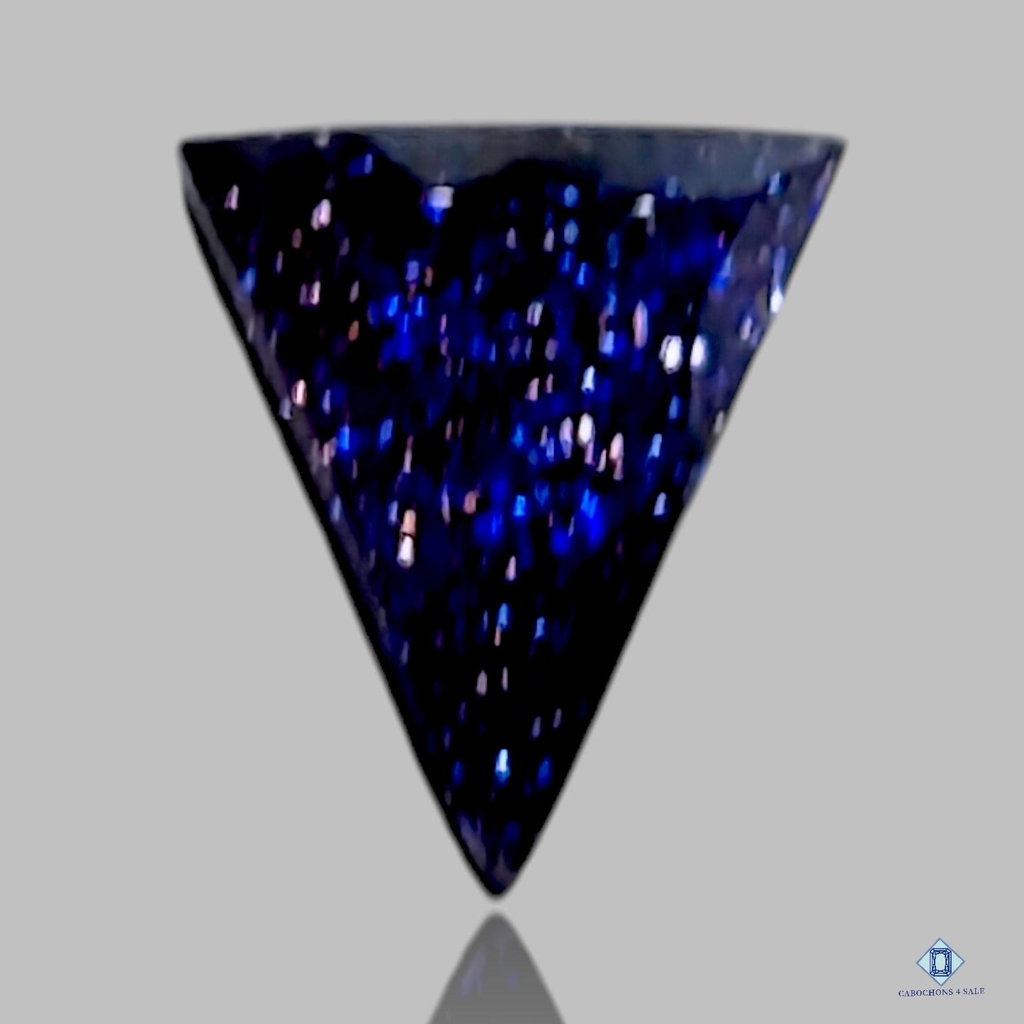 Blue Gold Stone + Crystal Quartz Doublets