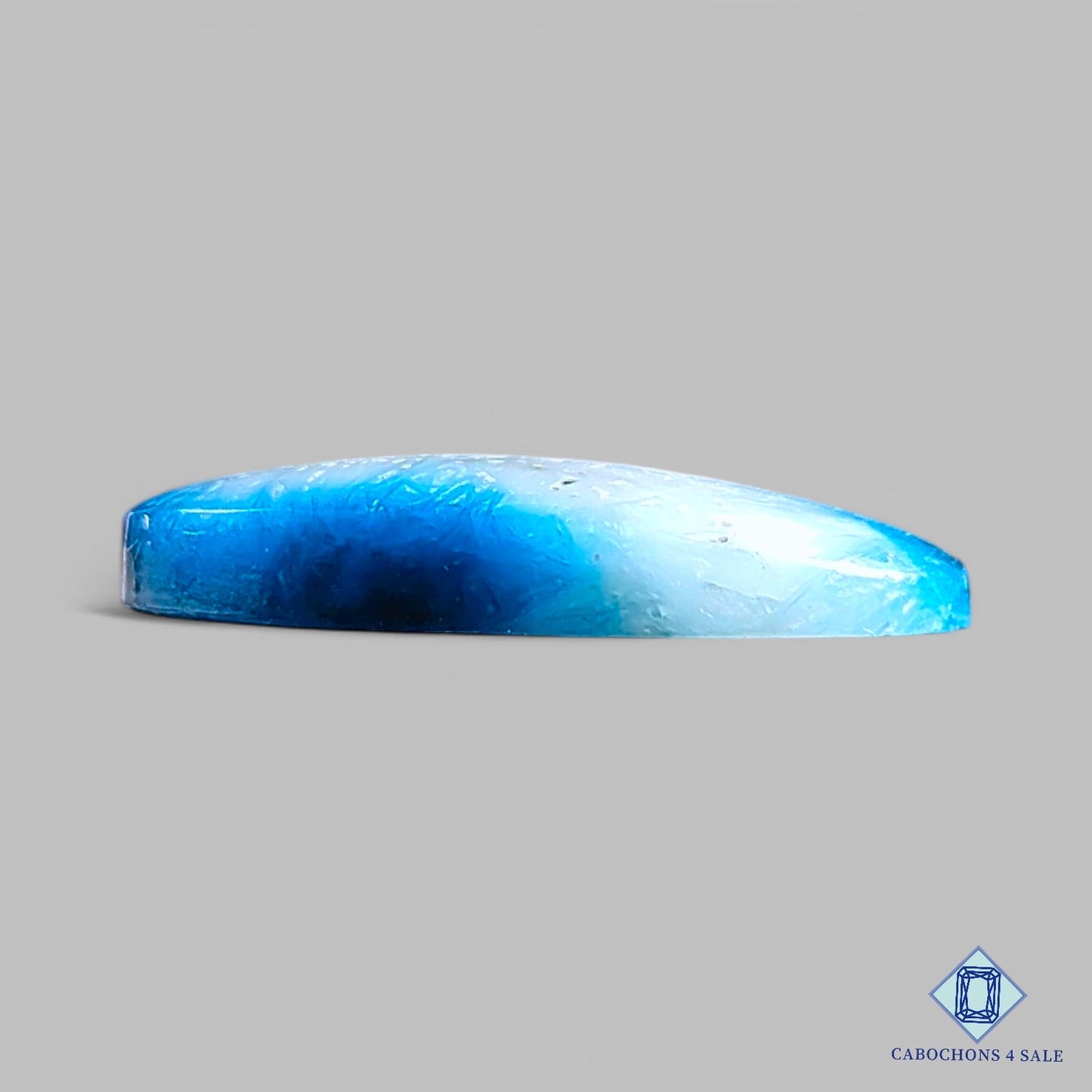 Natural Blue Ice Glacierite Gemstone Oval Cabochons 32*20*6mm from Indonesia available for sale