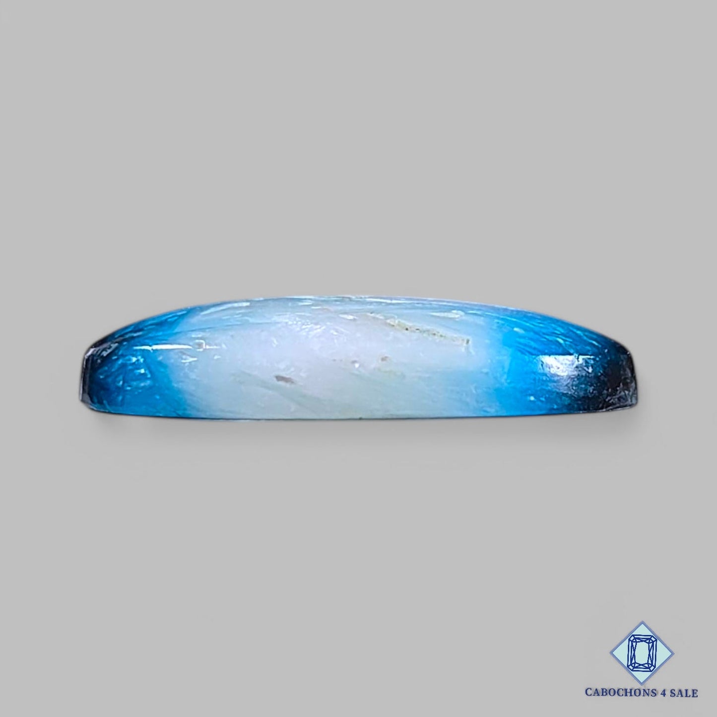 Natural Blue Ice Glacierite Gemstone Oval Cabochons 22*14*4mm from Indonesia available for sale