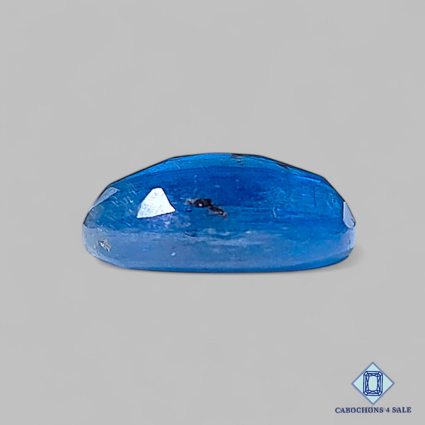 Natural Blue Kyanite Gemstone Oval Rose Cut 16*12*6mm from Brazil available for sale