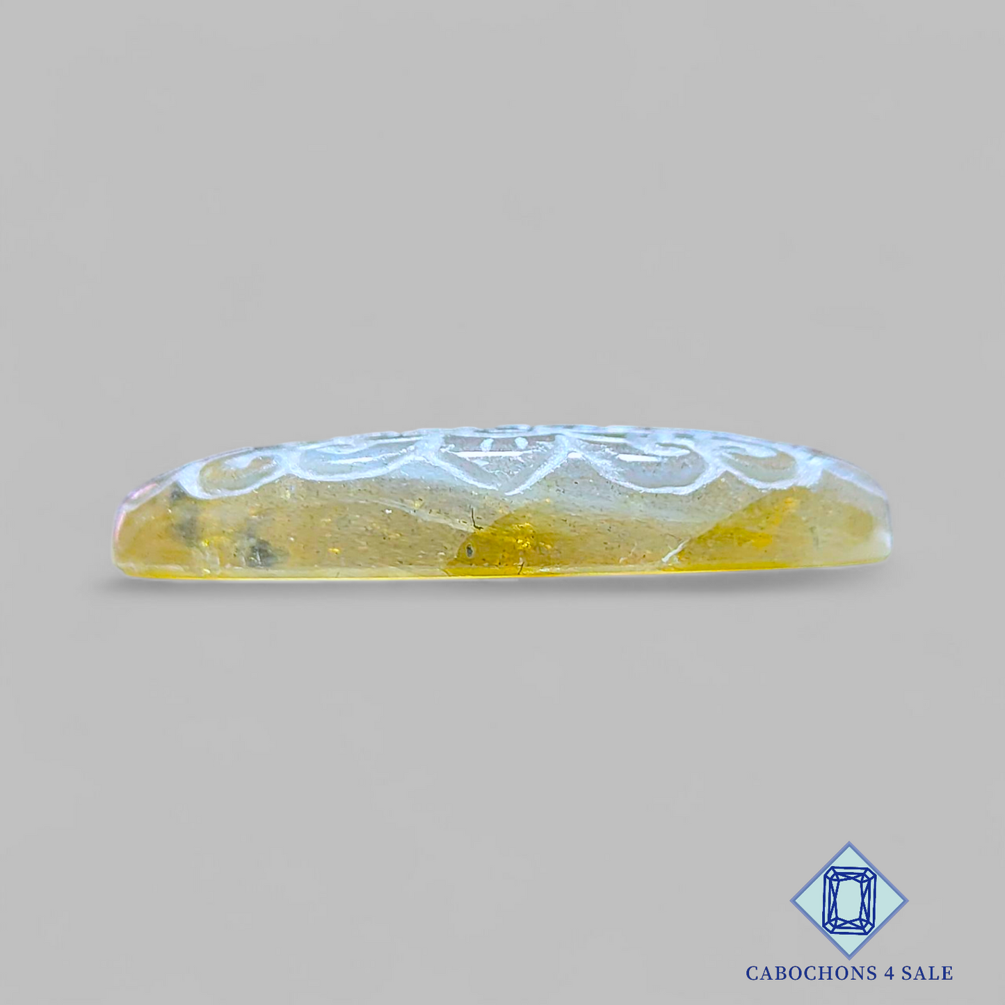 Blue Labradorite Oval Carvings