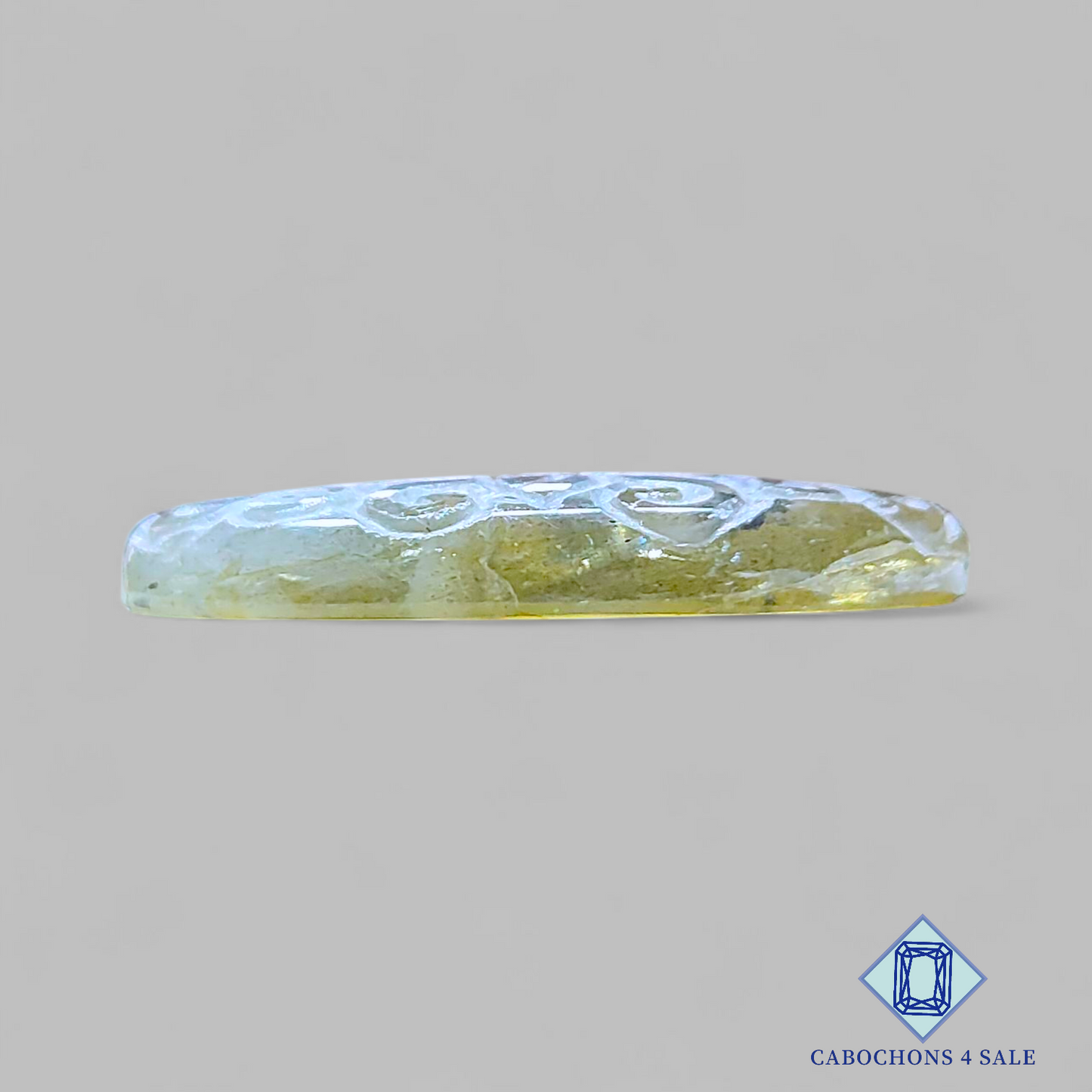 Blue Labradorite Oval Carvings