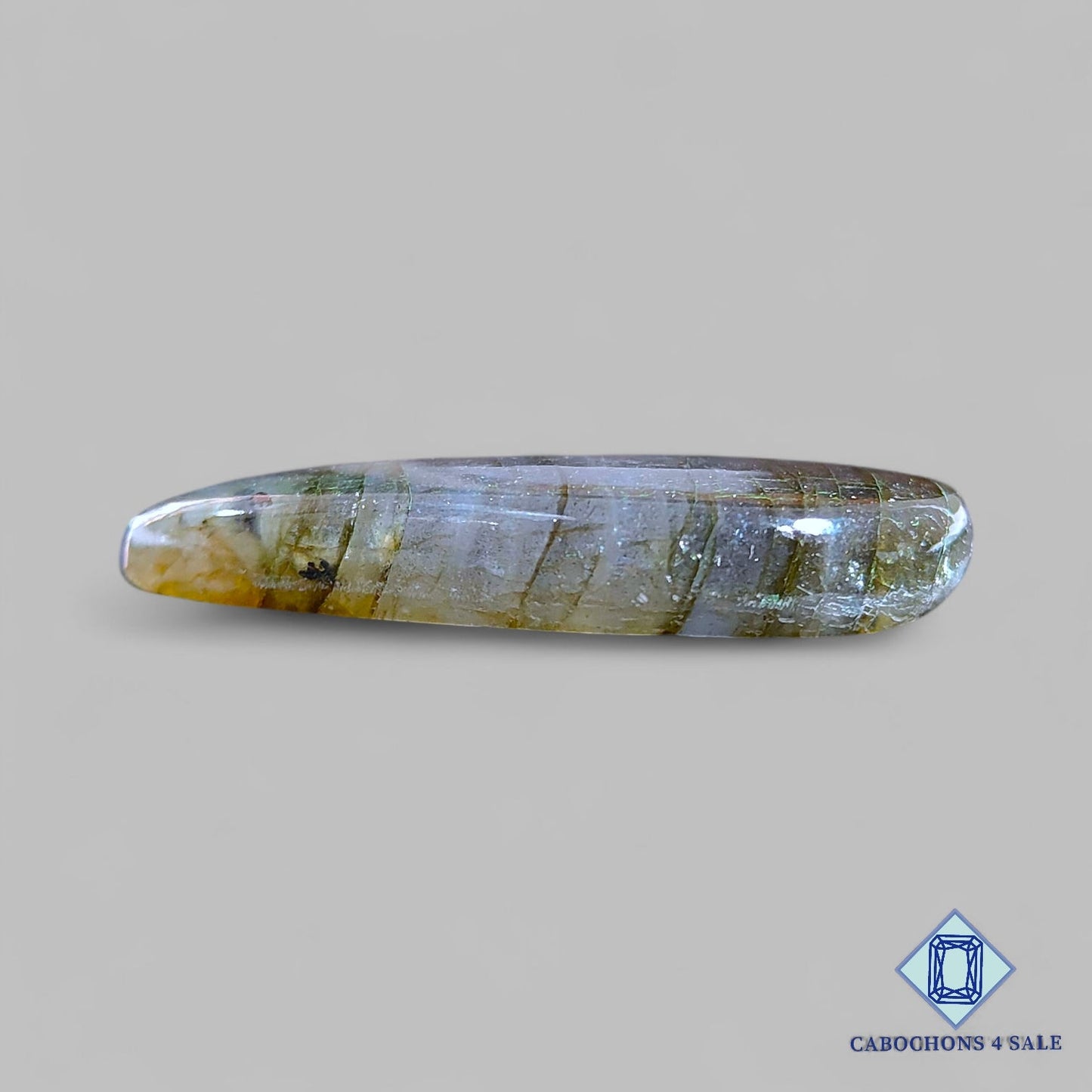 Natural Blue Labradorite Gemstone Pear Cabochons 47*31*8mm from Madagascar available for sale