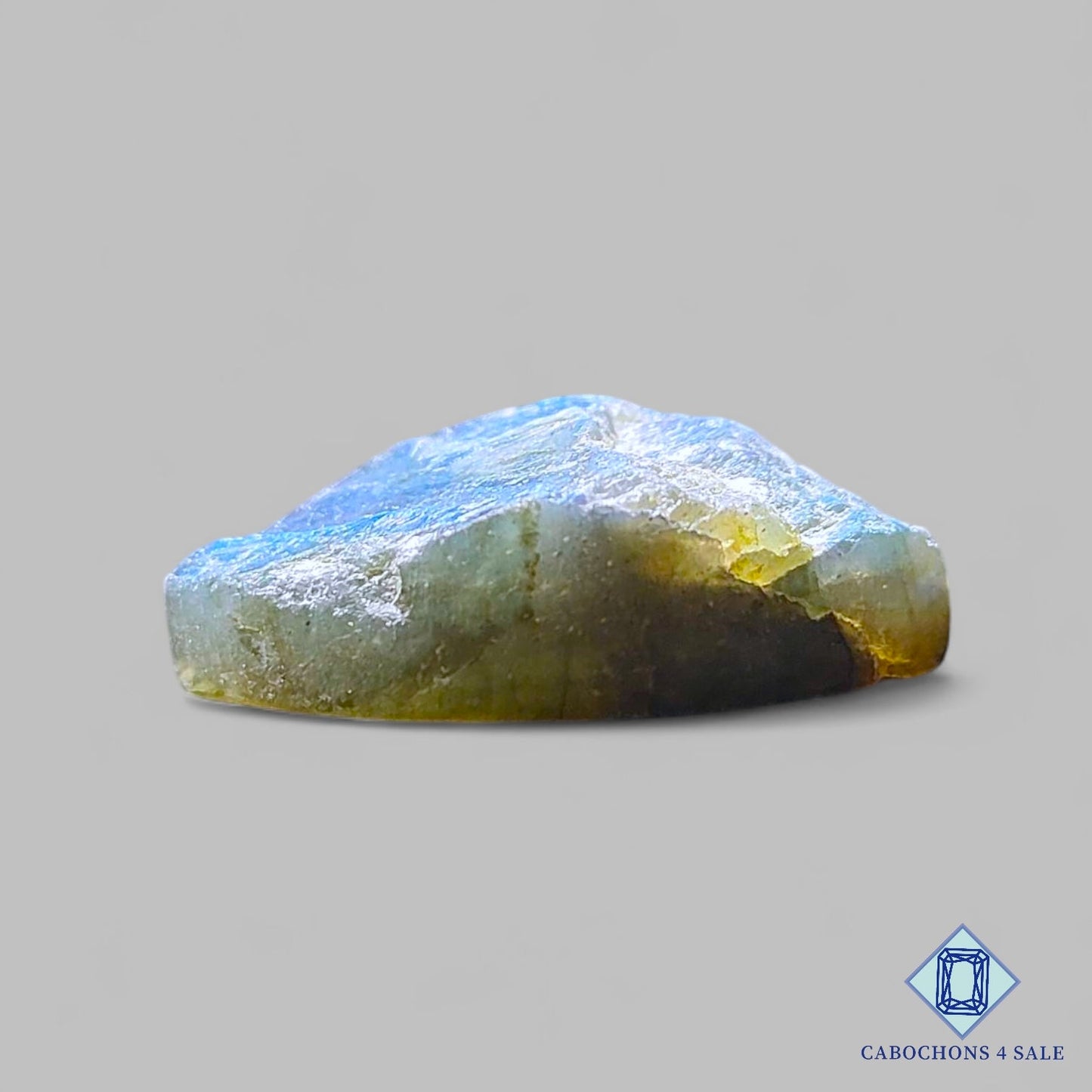 Natural Blue Labradorite Gemstone Marquise Druzy 29*16*10mm from Madagascar available for sale