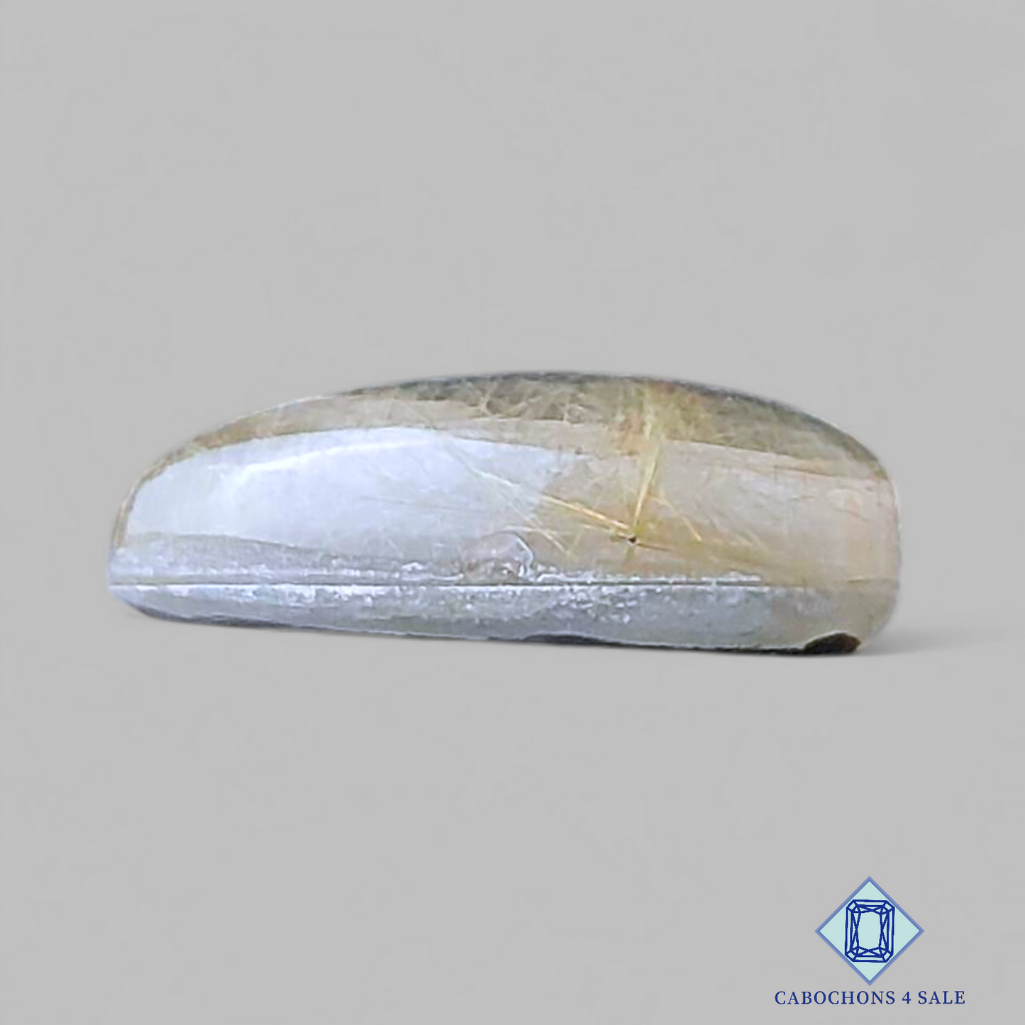 Blue Labradorite + Rutile Quartz Doublets