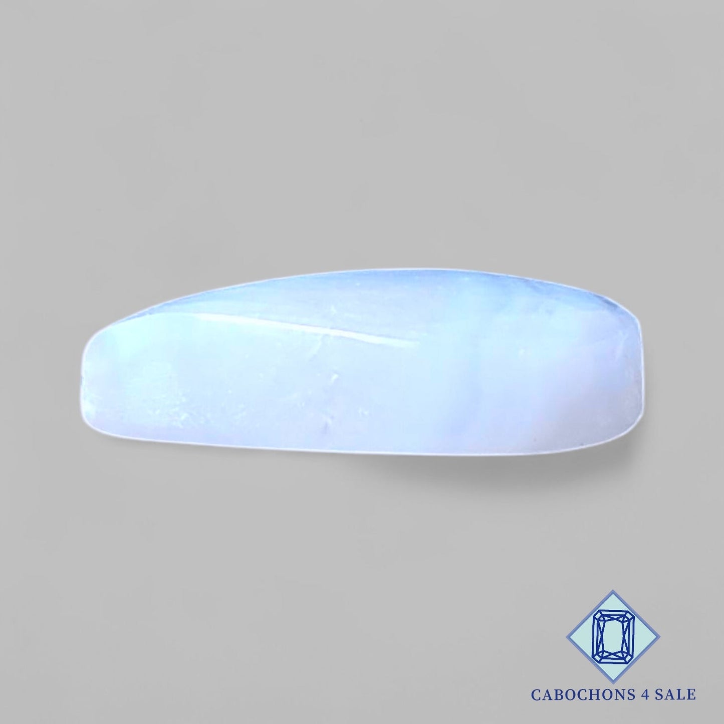 Cabujones de ágata azul natural de 25 x 17 x 5 mm, de Namibia, disponibles para la venta.