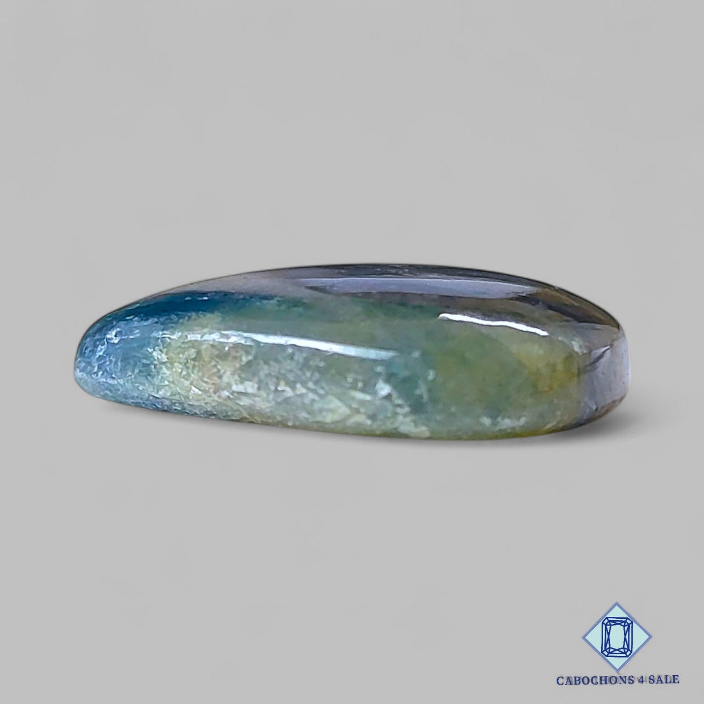 Cabujones de zafiro azul natural en forma de pera de 27 x 27 x 6 mm de Myanmar, disponibles para la venta.