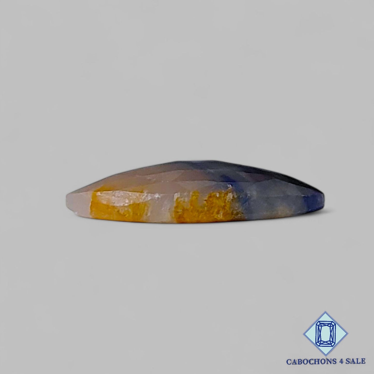 Natural Blue Sapphire Gemstone Fancy Rose Cut 19*14*3mm from Myanmar available for sale