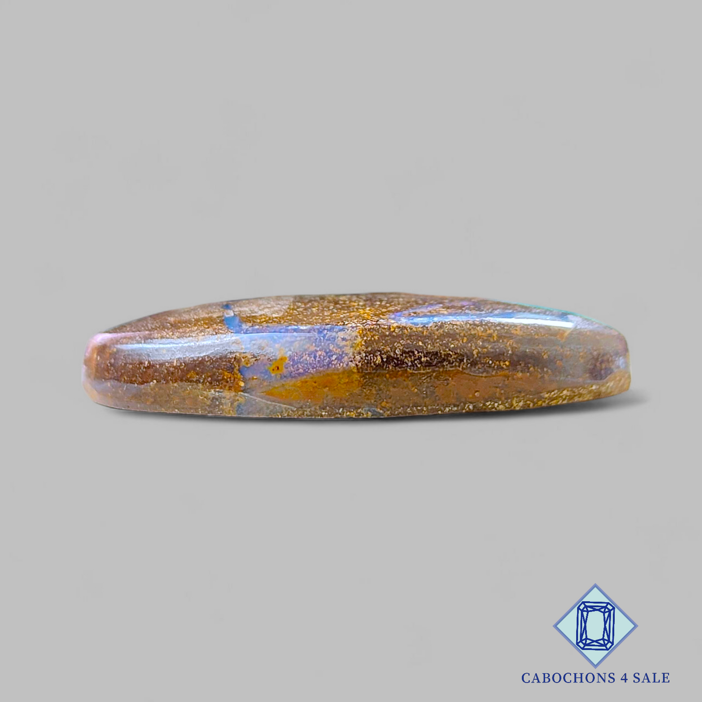 Cabujones ovalados de ópalo Boulder de 31 x 23 x 6 mm