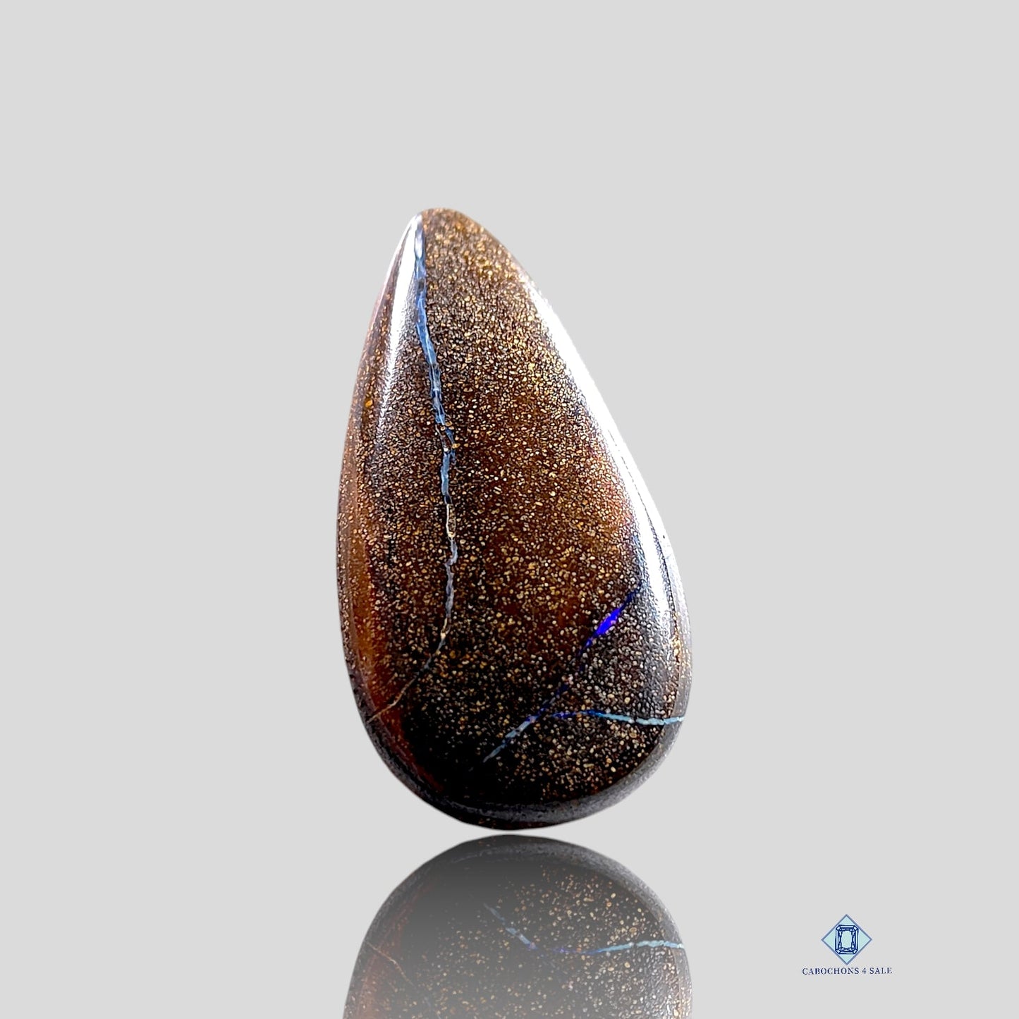 Boulder Opal-Birnen-Cabochons