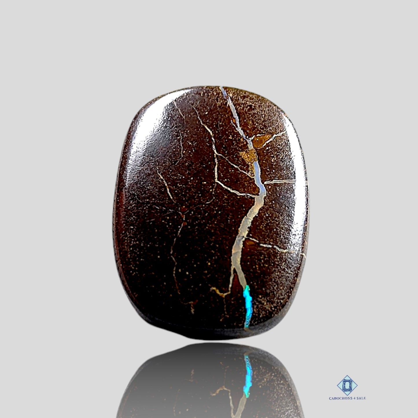 Boulder Opal-Rechteck-Cabochons