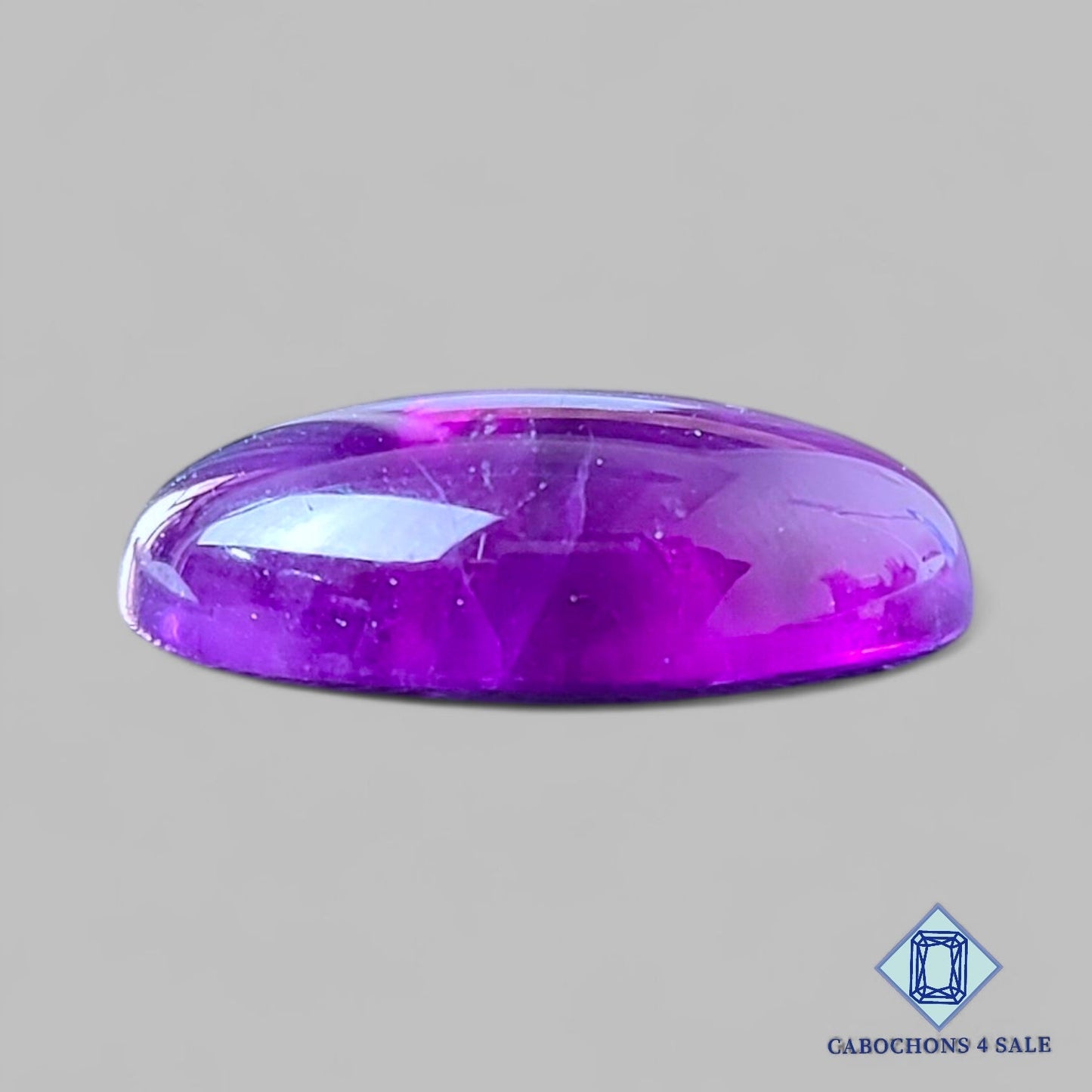 Natural Brazilian Amethyst Gemstone Oval Cabochons 22*17*6mm from Brazil available for sale