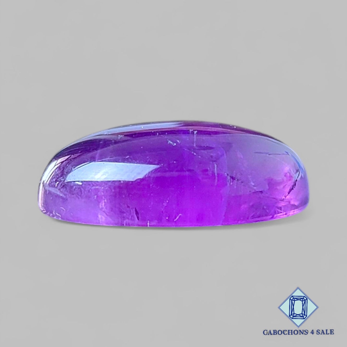 Natural Brazilian Amethyst Gemstone Oval Cabochons 22*16*7mm from Brazil available for sale