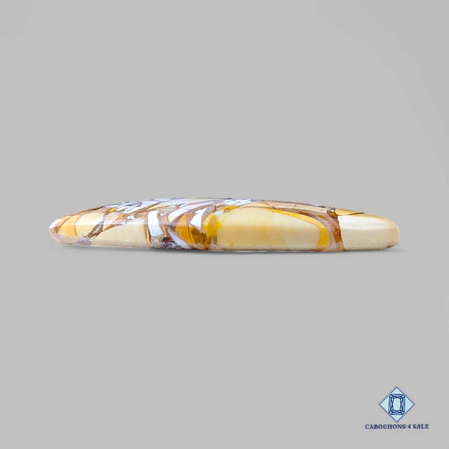 Natural Brecciated Mookaite Gemstone Pear Cabochons 37*32*5mm from Tanzania available for sale