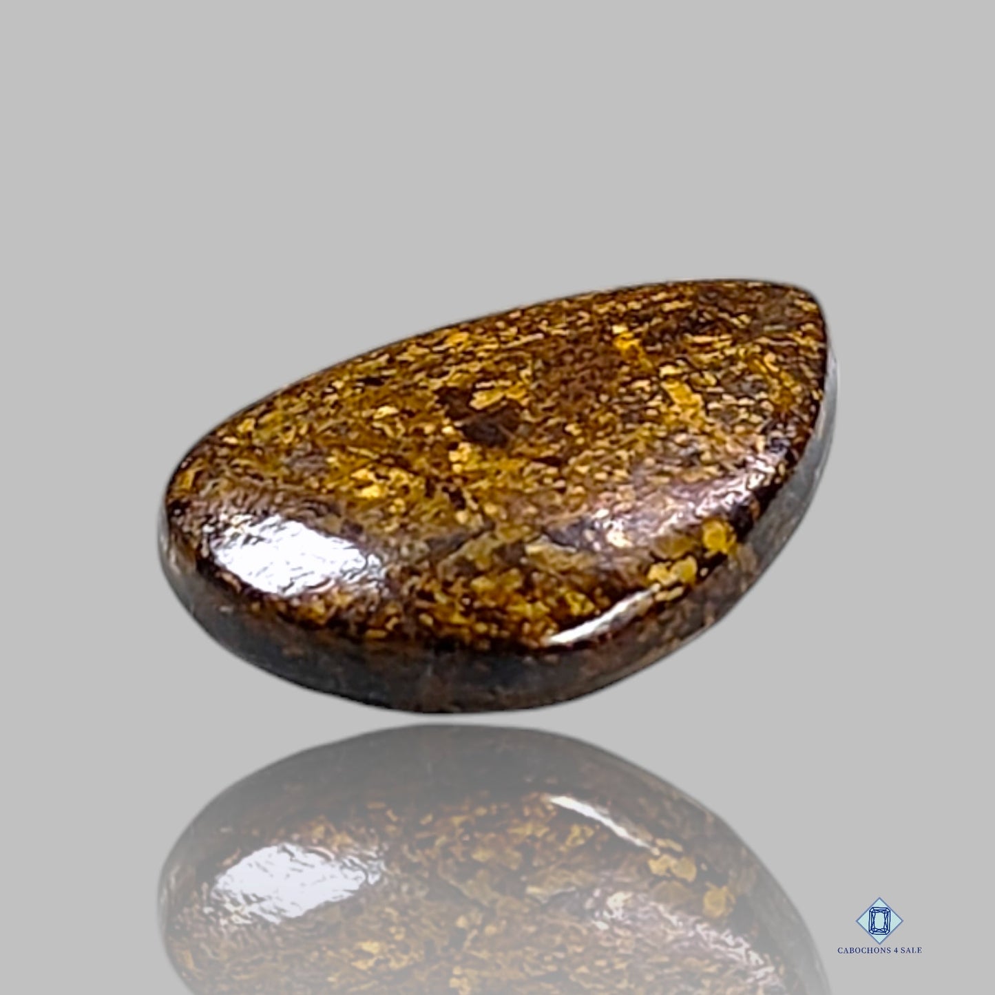 Cabujones de pera de broncita