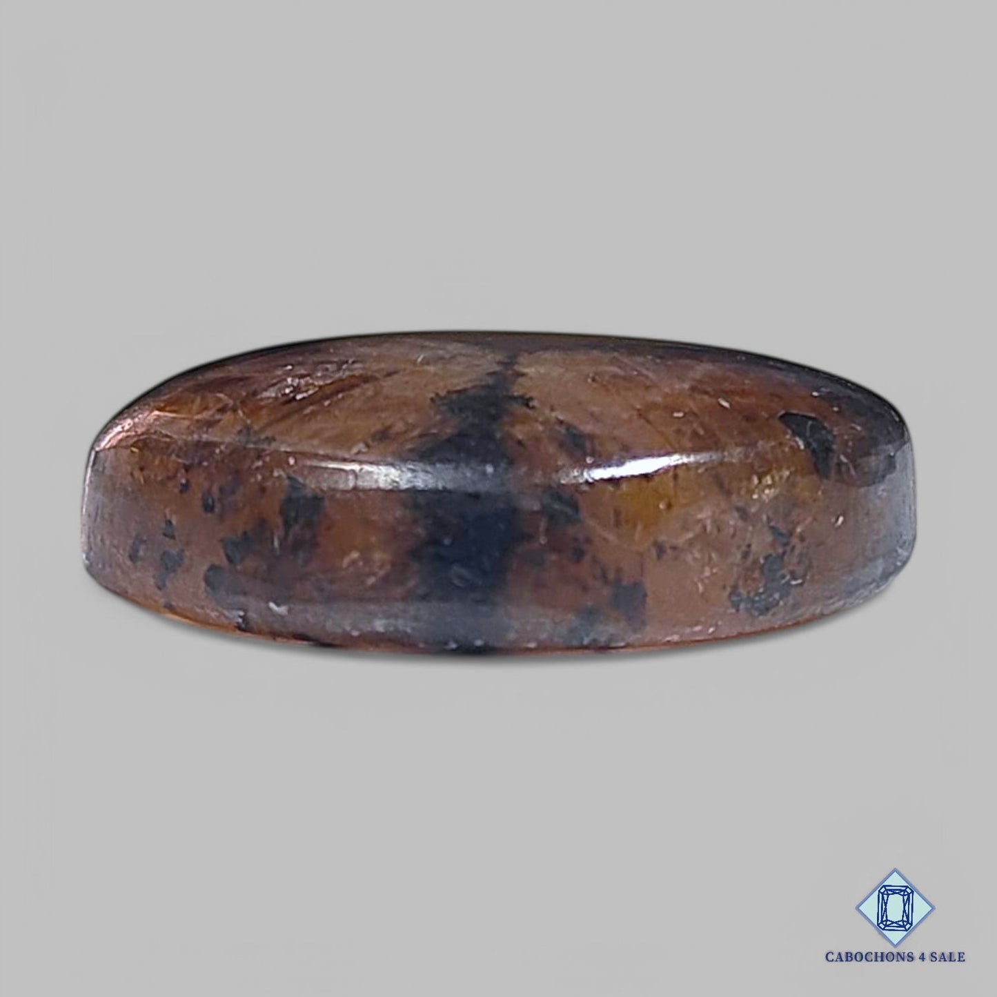 Natural Chiastolite Gemstone Round Cabochons 21*6mm from Brazil available for sale