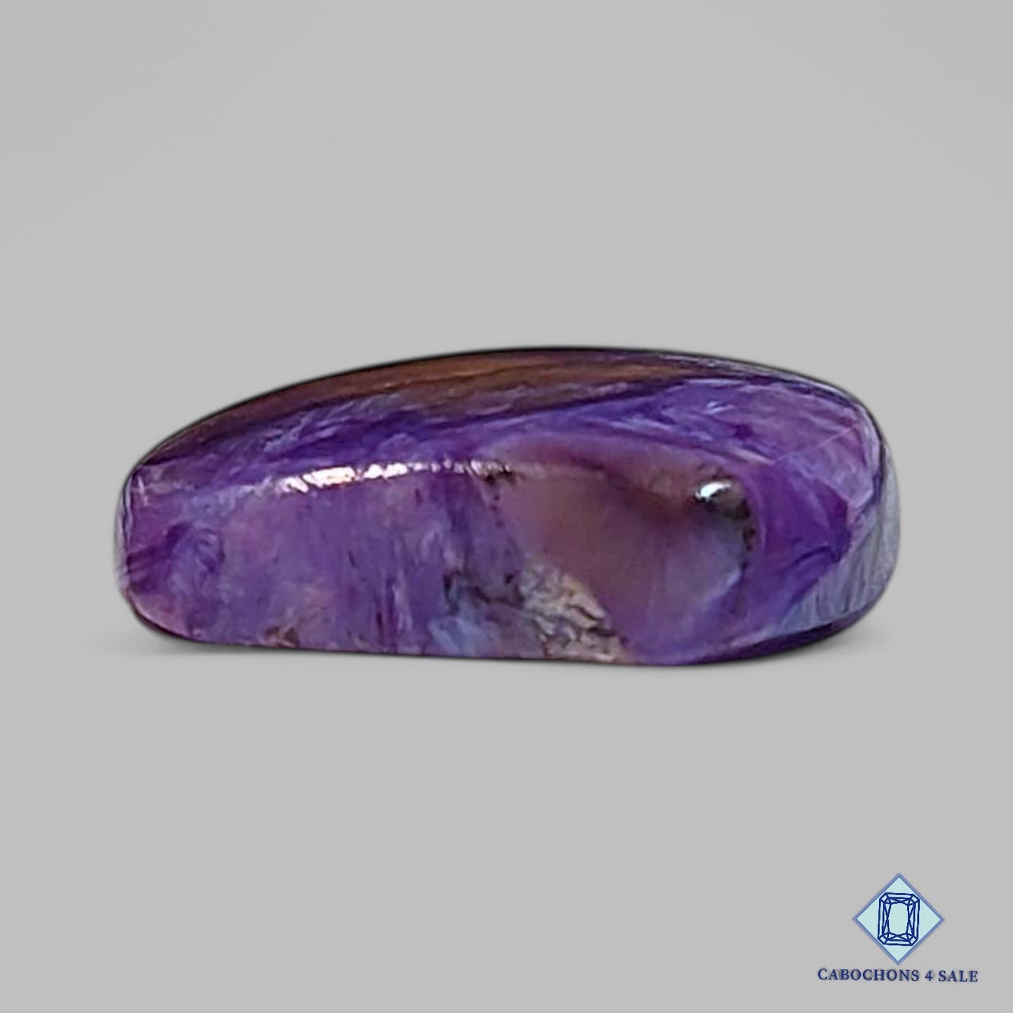 Natural Charoite Gemstone Fancy Cabochons 16*14*4mm from Russia available for sale