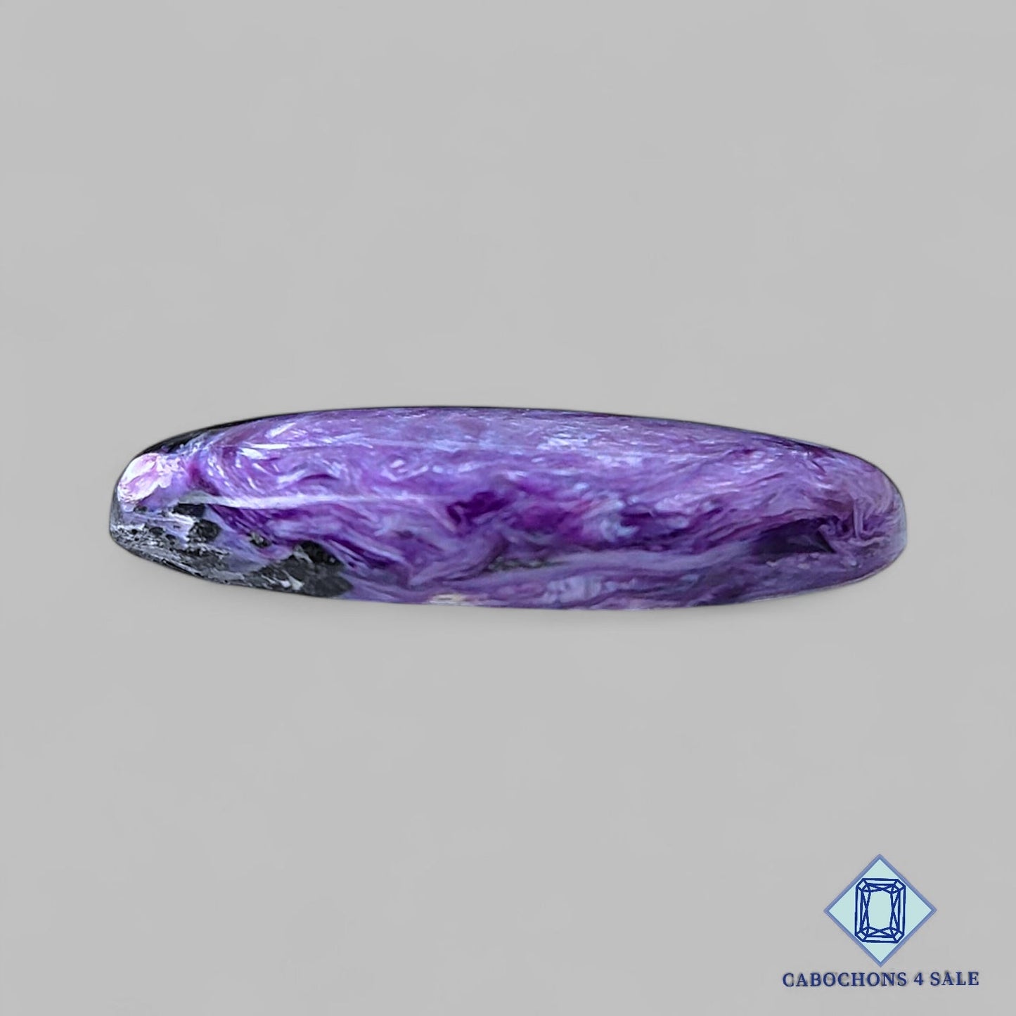 Natural Charoite Gemstone Oval Cabochons 28*16*5mm from Russia available for sale