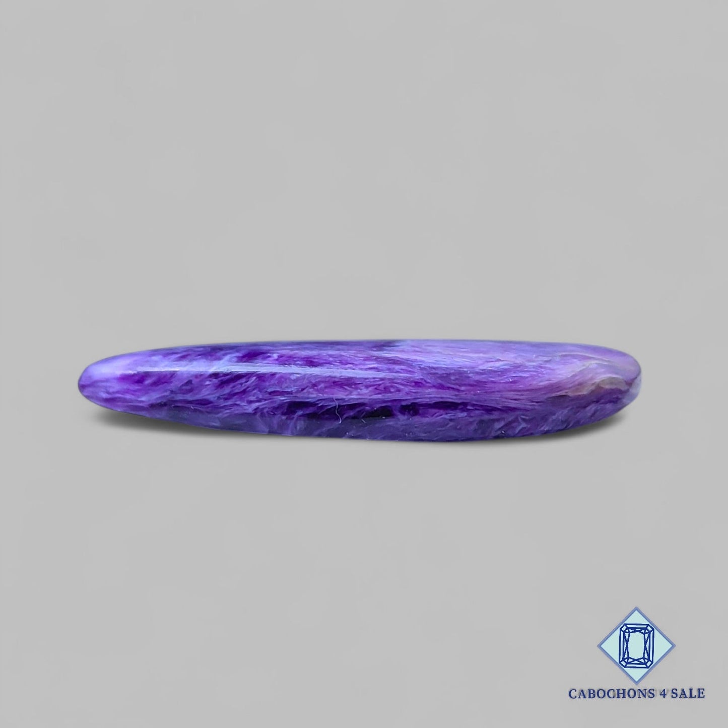 Natural Charoite Gemstone Pear Cabochons 48*30*7mm from Russia available for sale