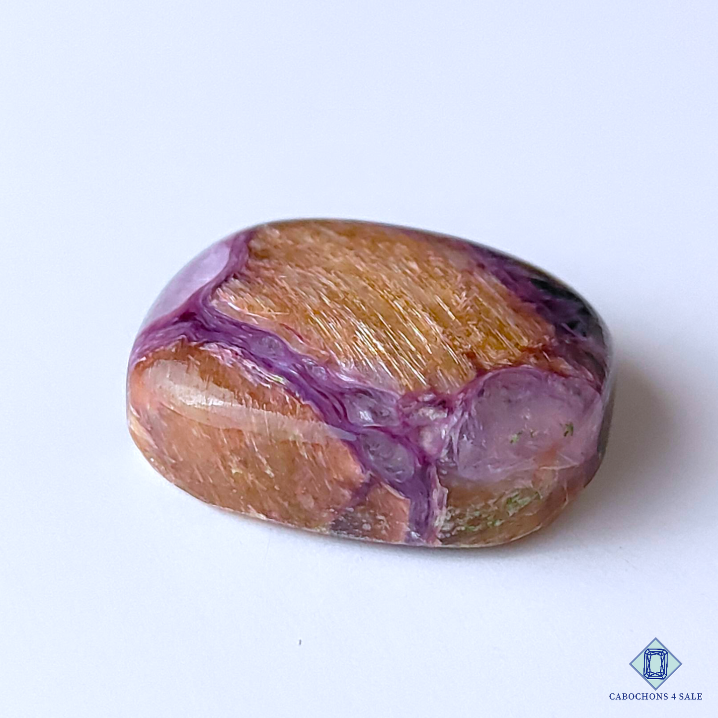 Charoite with Quartz