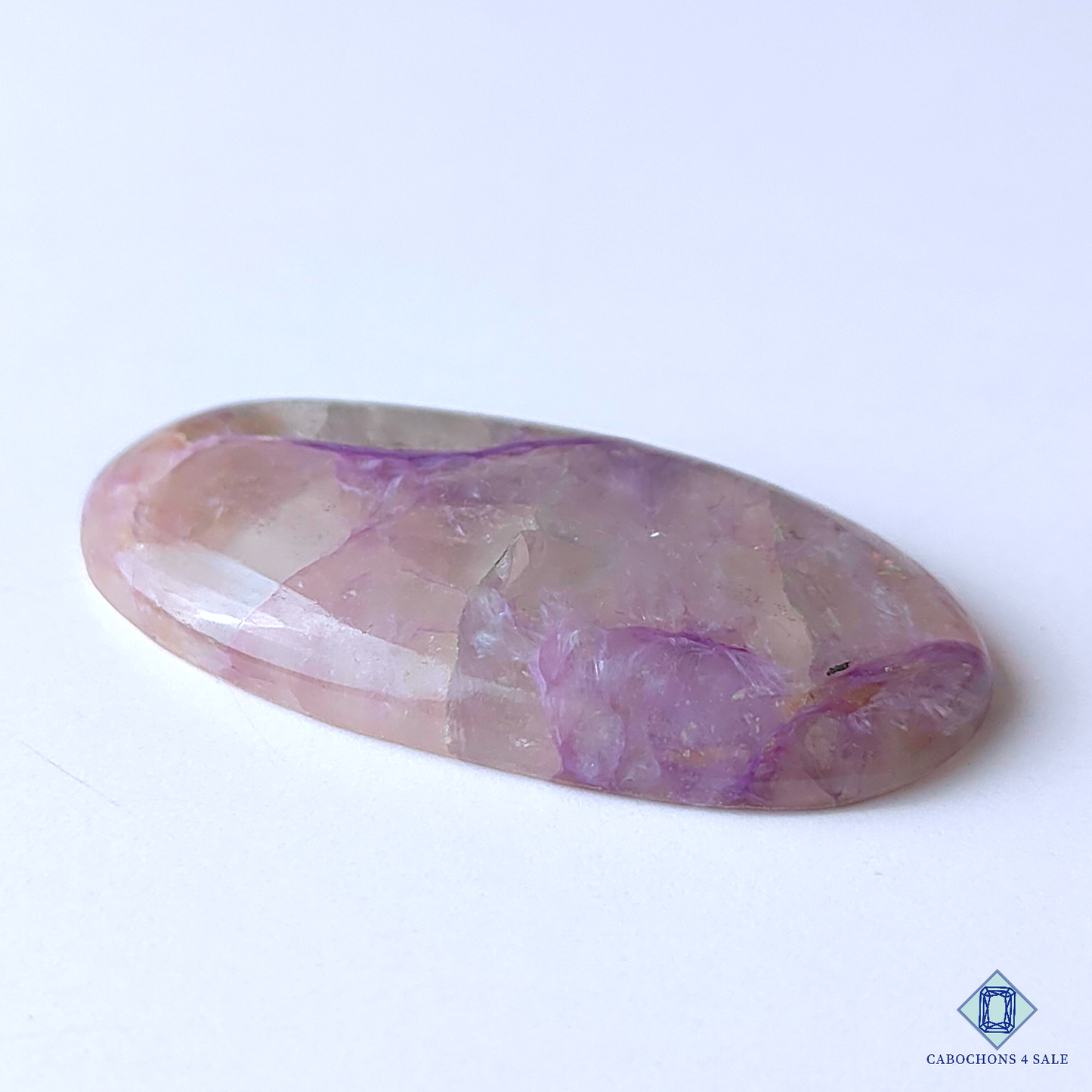 Charoite with Quartz