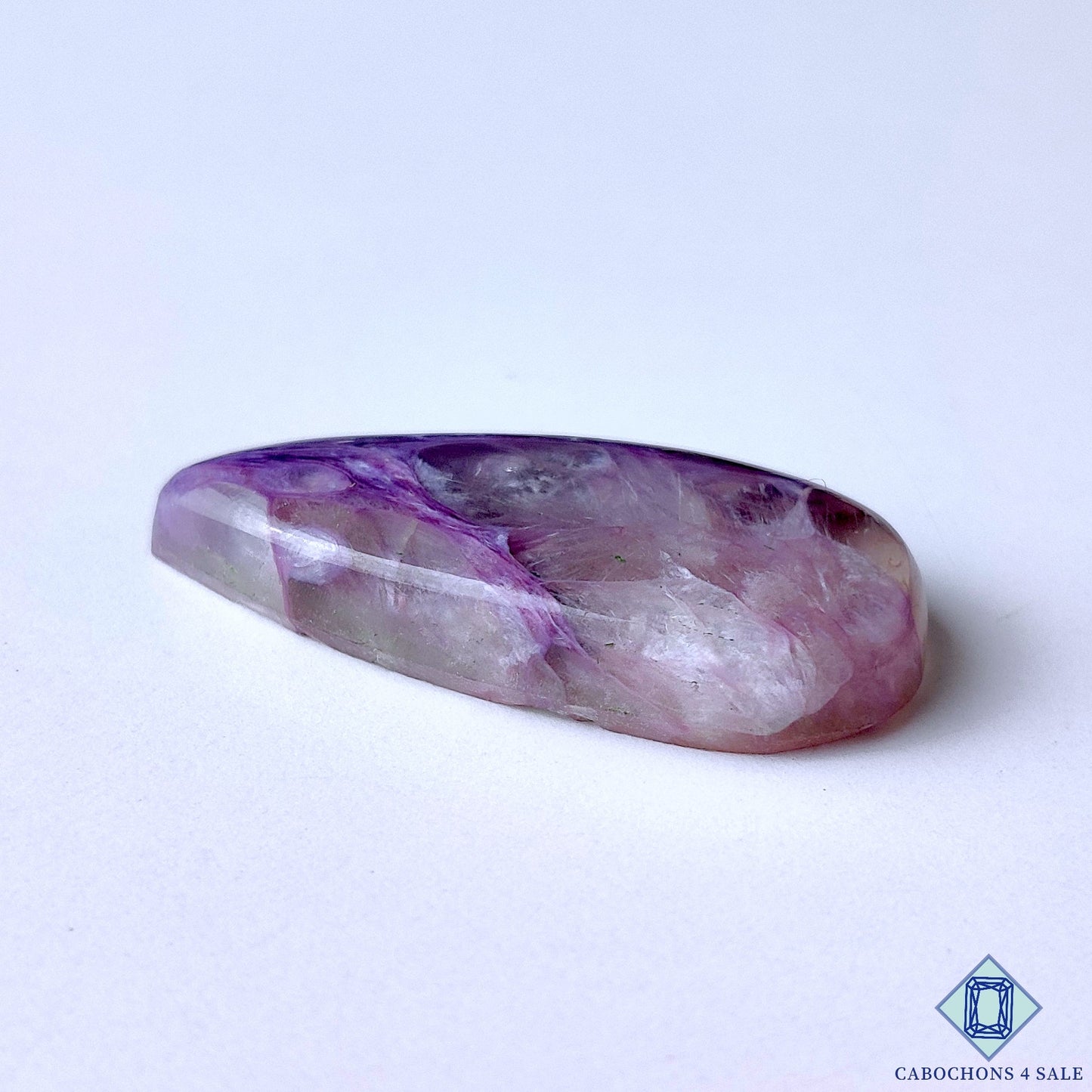 Charoite with Quartz