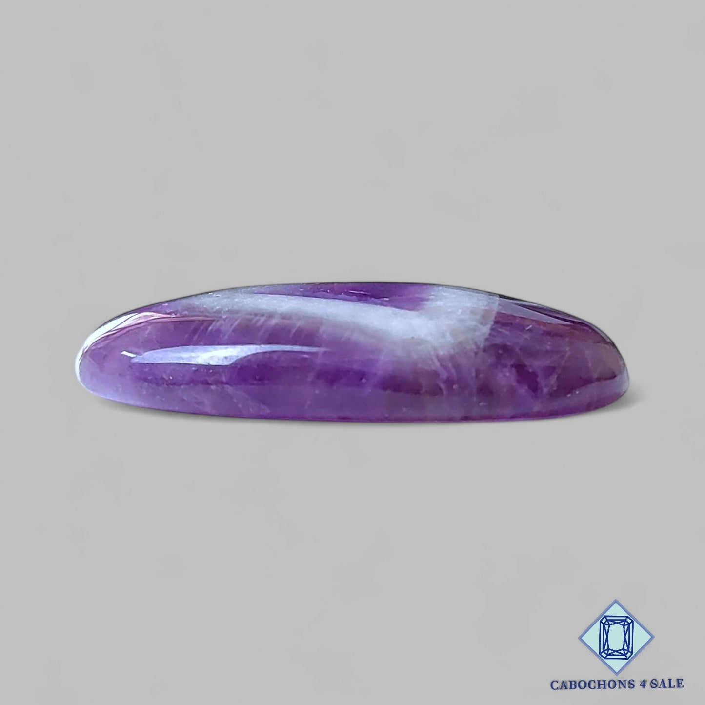 Natural Chevron Amethyst Gemstone Oval Cabochons 31*18*6mm from Brazil available for sale