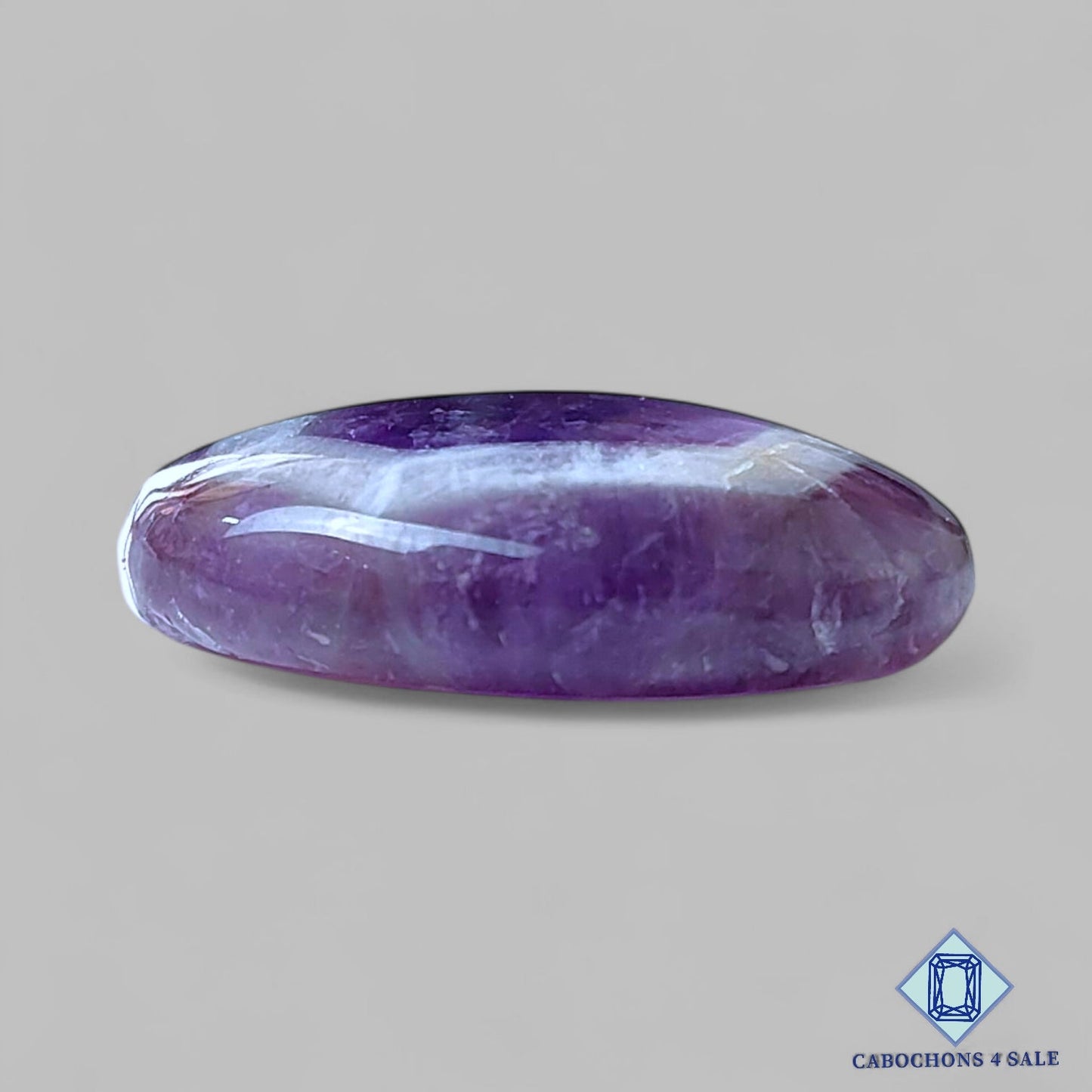 Natural Chevron Amethyst Gemstone Oval Cabochons 25*21*7mm from Brazil available for sale