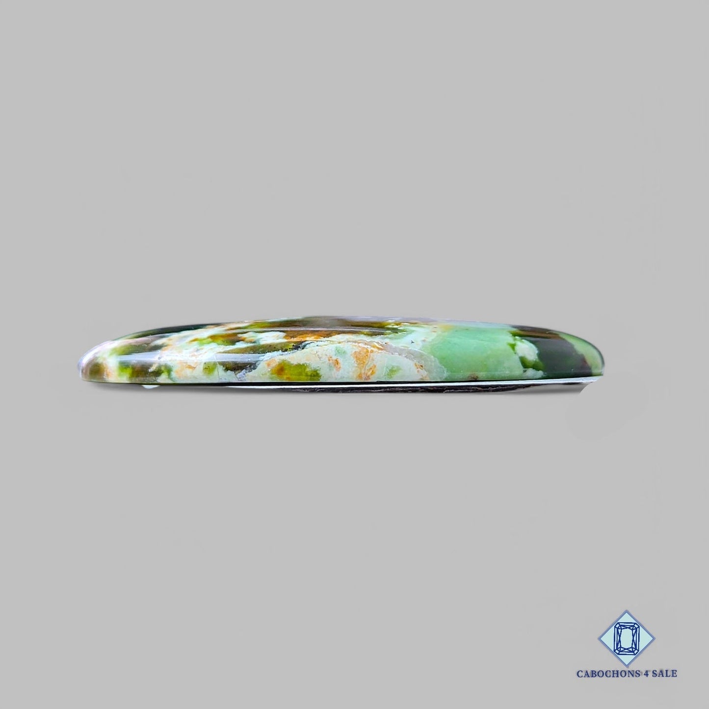 Natural Chrome Chalcedony Gemstone Oval Cabochons 55*33*6mm from Zimbabwe available for sale