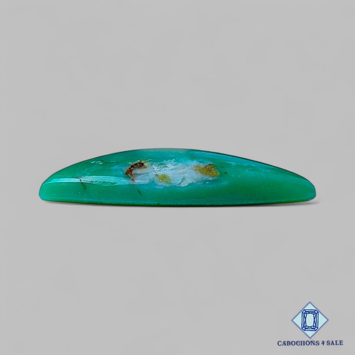 Natural Chrysoprase Gemstone Fancy Cabochons 37*23*6mm from Madagascar available for sale