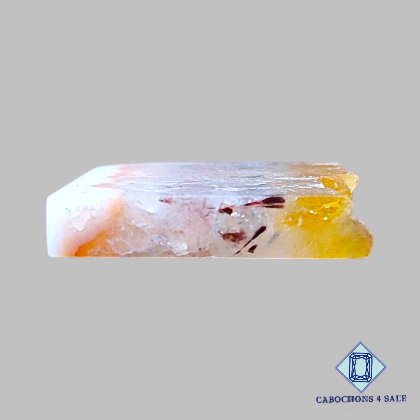 Natural Citrine Gemstone Fancy Druzy 21*22*5mm from Brazil available for sale