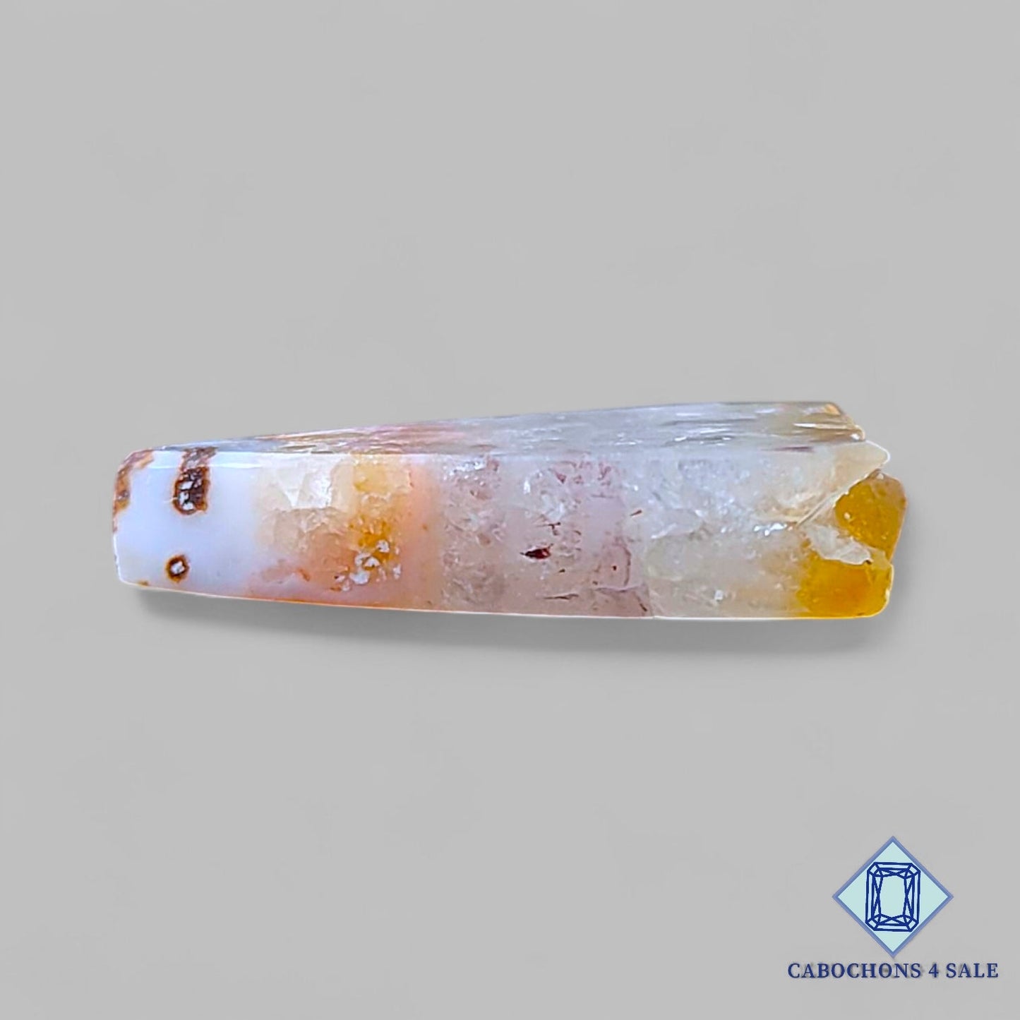 Natural Citrine Gemstone Fancy Druzy 26*18*5mm from Brazil available for sale