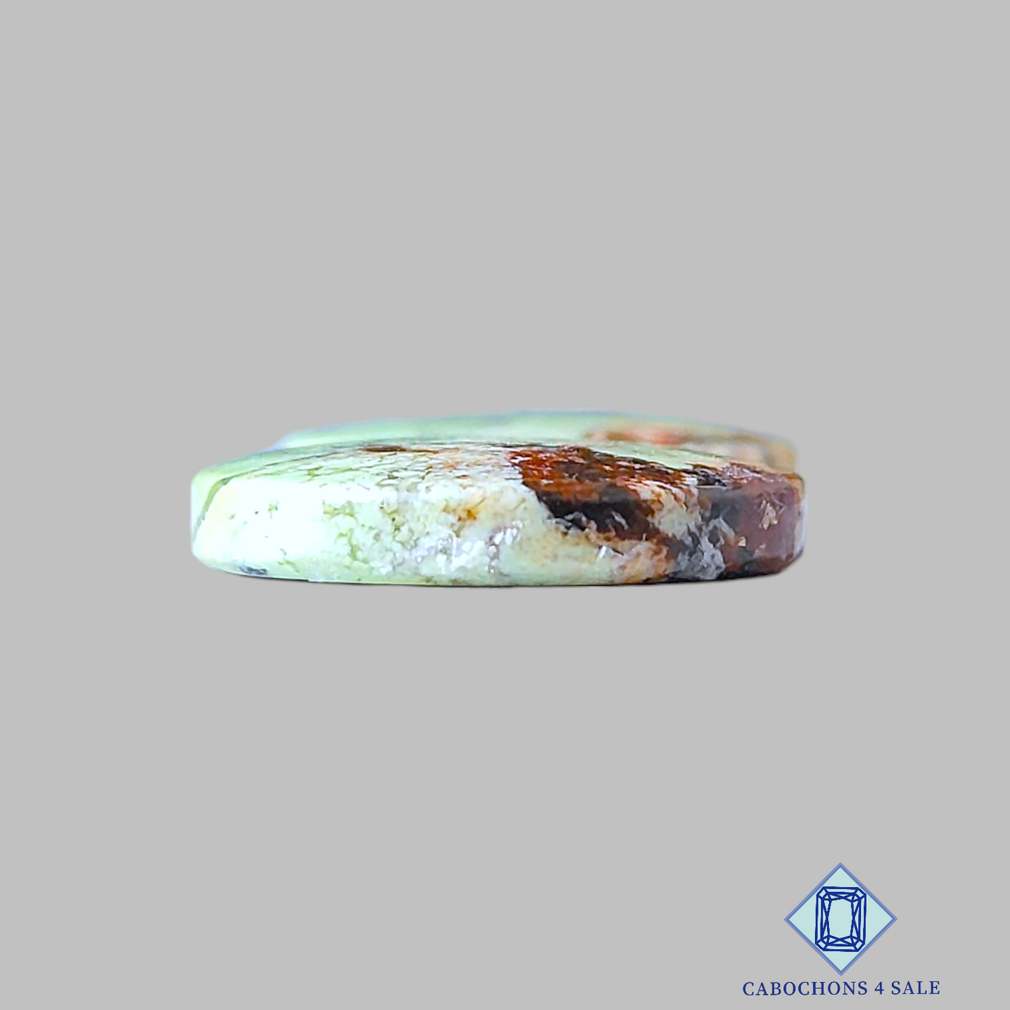 Pares redondos de crisoprasa de cidra