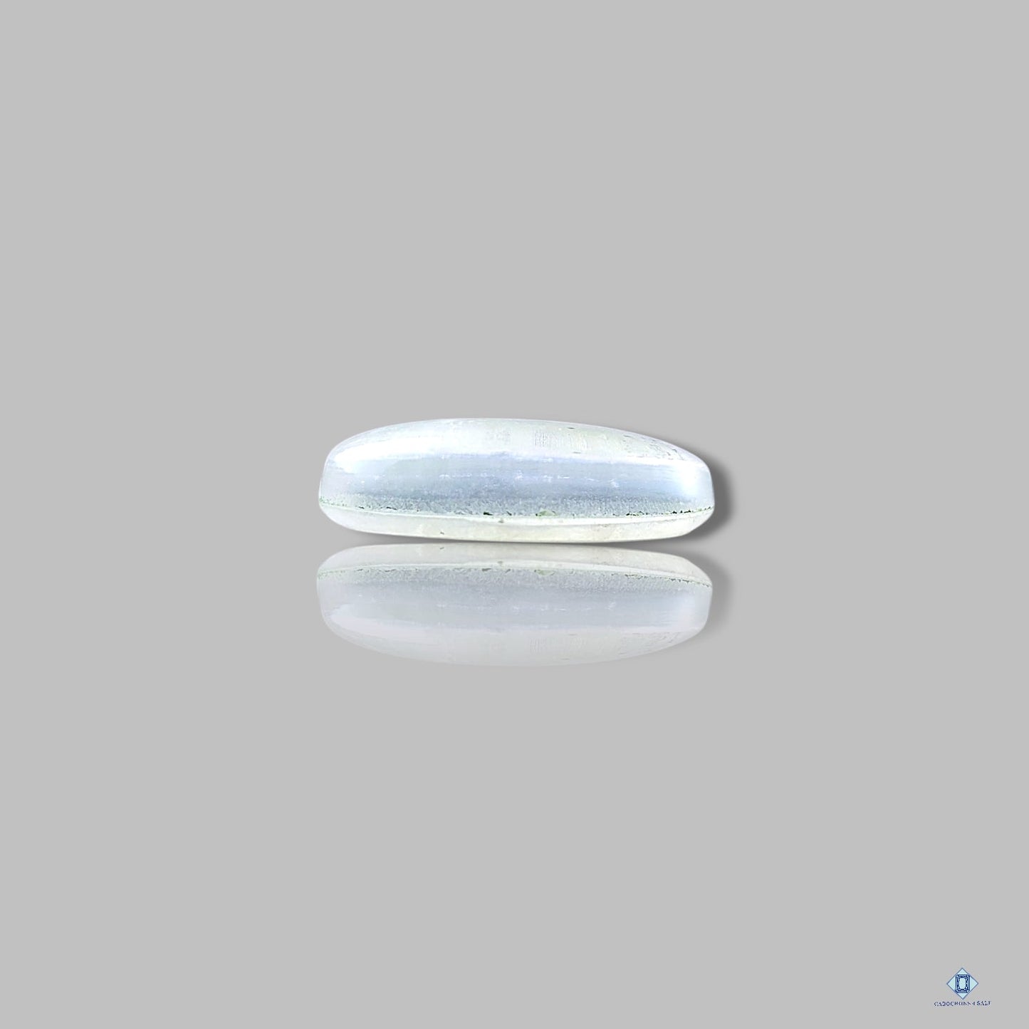 Dobletes de piedra lunar revestida + cuarzo cristal Dobletes ovalados