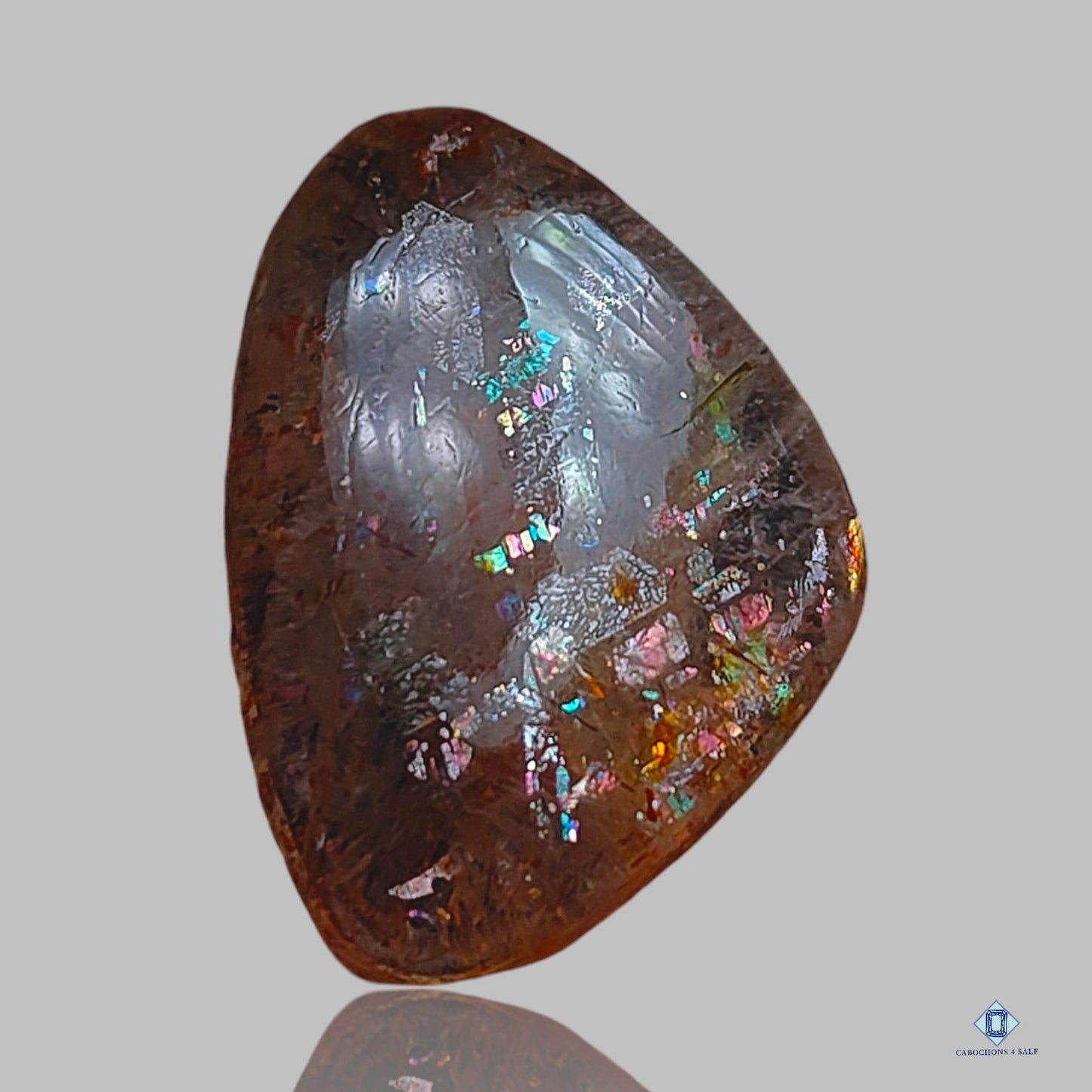 Cabujones de fantasía de piedra solar confeti